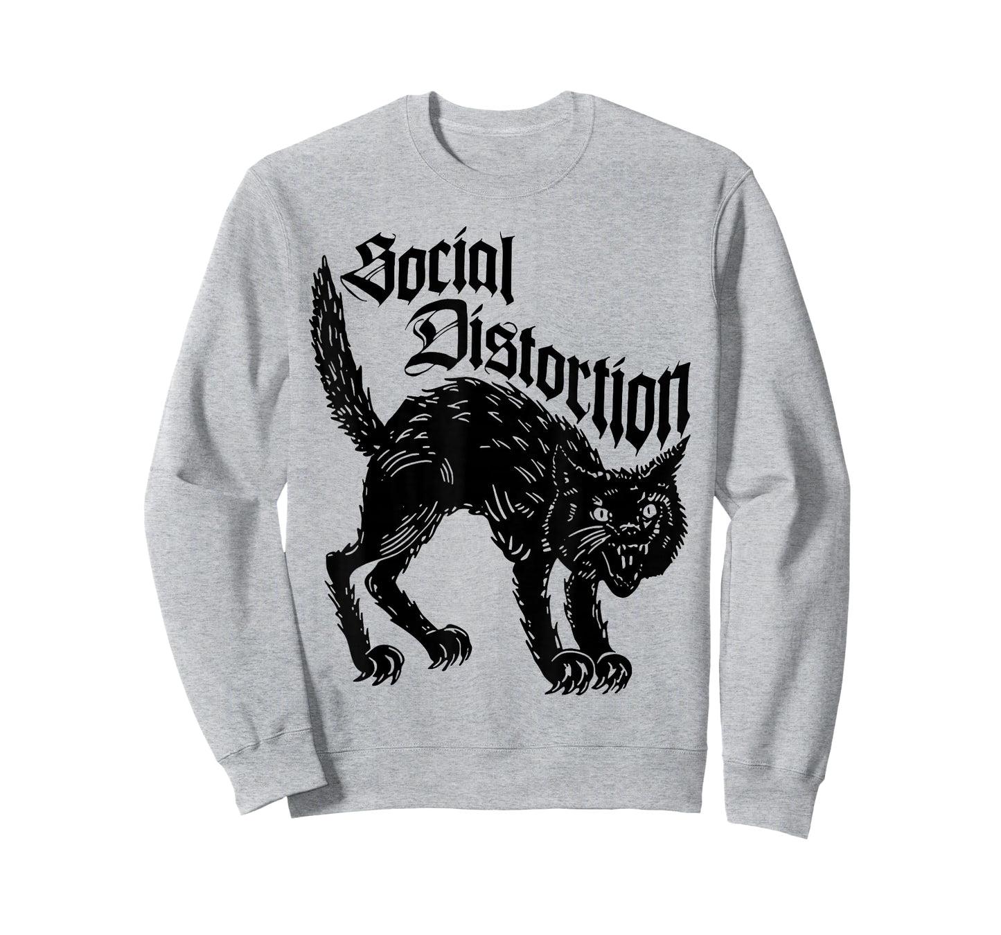 Social Distortions Black Cat Meow T-Shirt