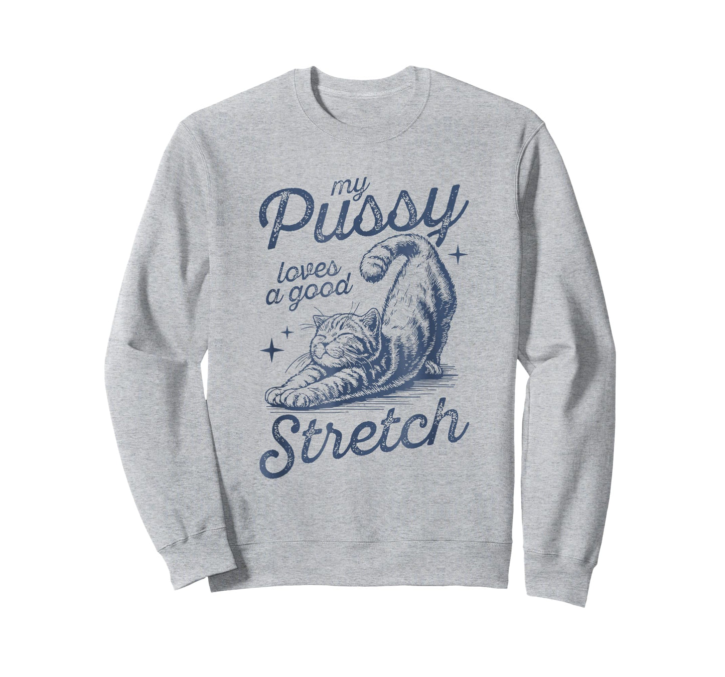 My Pussy Loves A Good Stretch Inappropriate Adult Humor T-Shirt