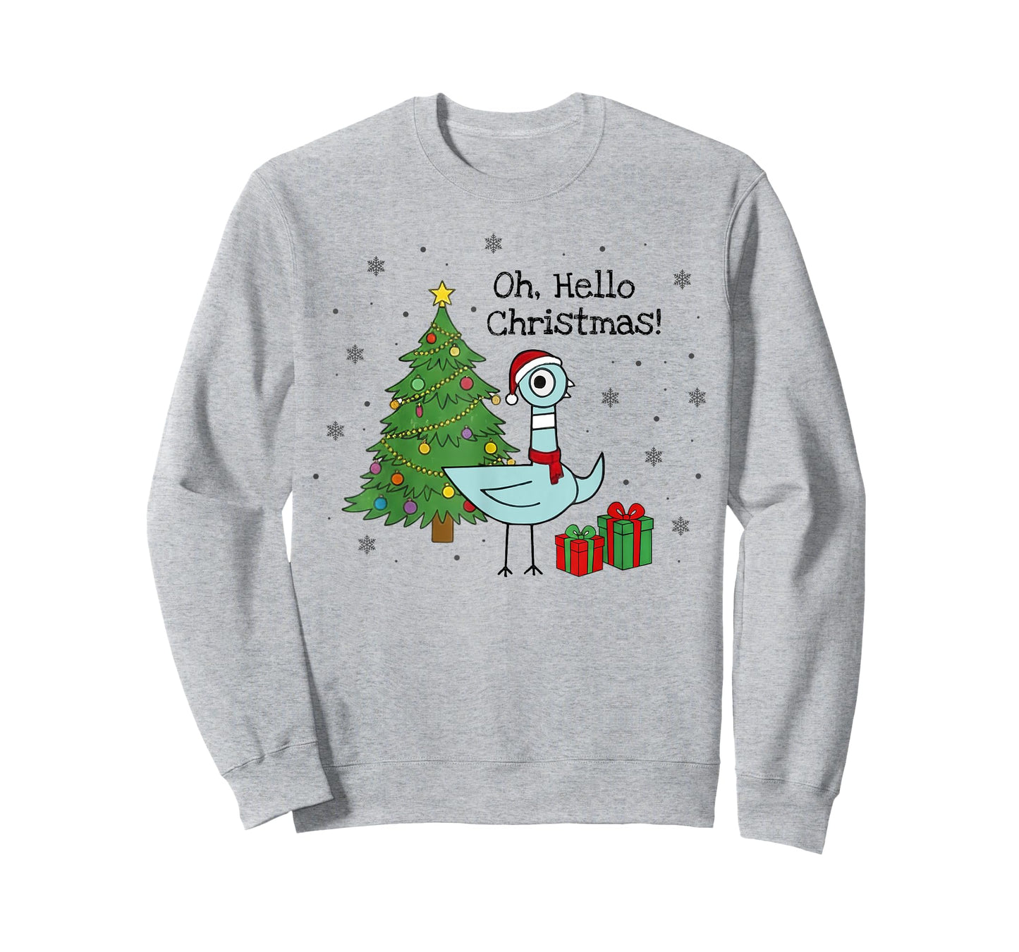 Oh, Hello Christmas Pigeon Shirt Xmas Season Teachers Kids T-Shirt