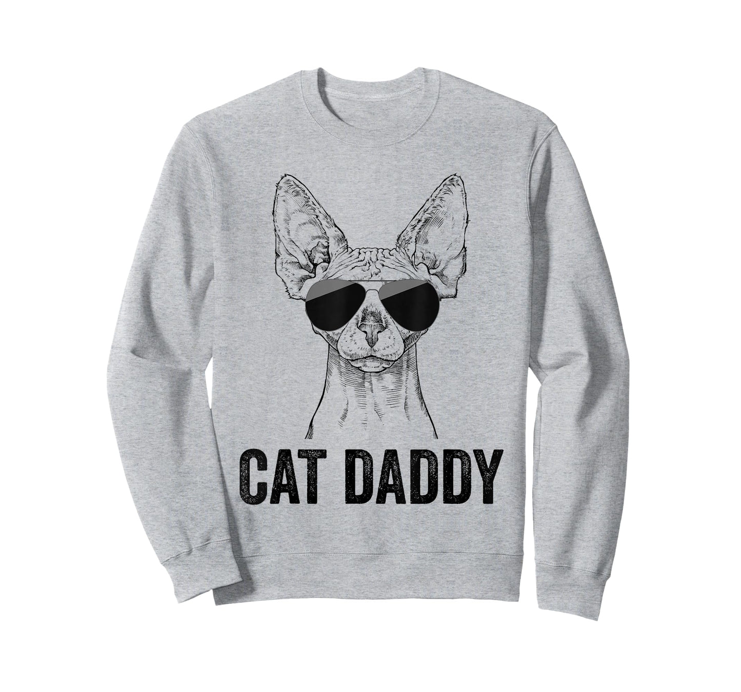 Cat Daddy Vintage Sphynx Cat Dad Father's Day T-Shirt
