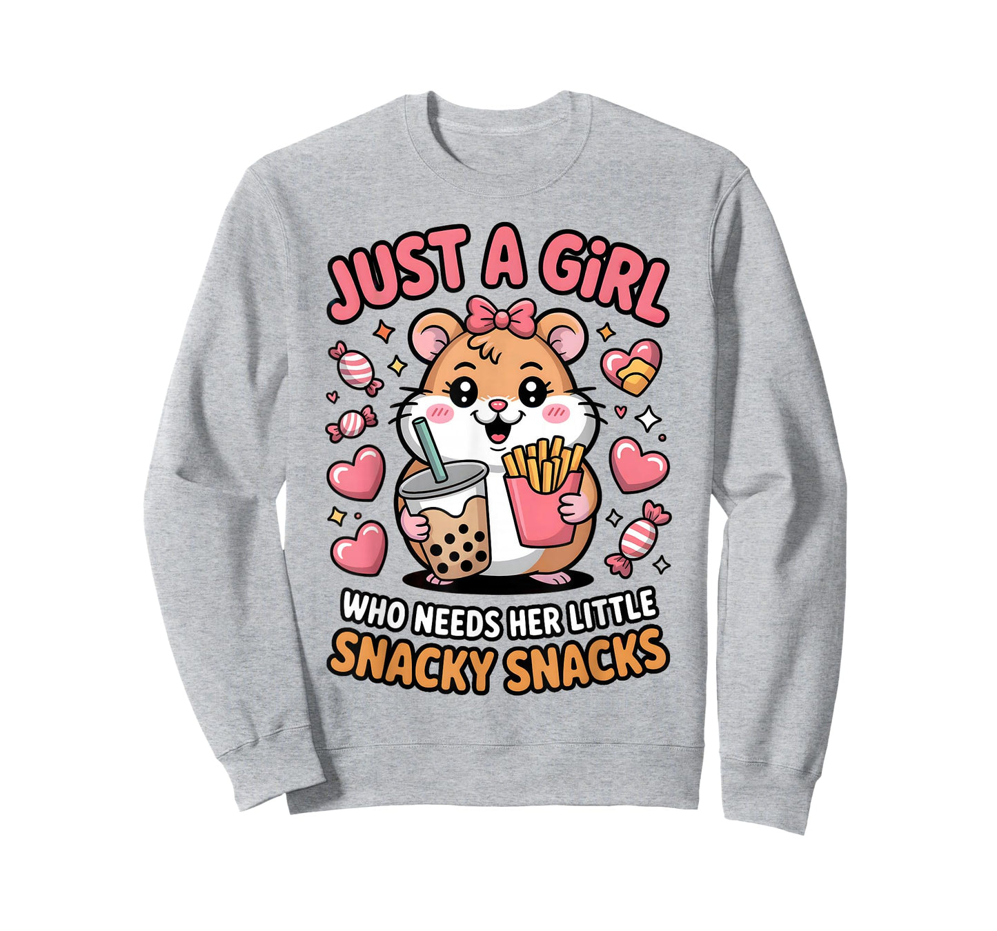Just A Girl Who Needs Her Little Snacky Snacks Teens Women T-Shirt