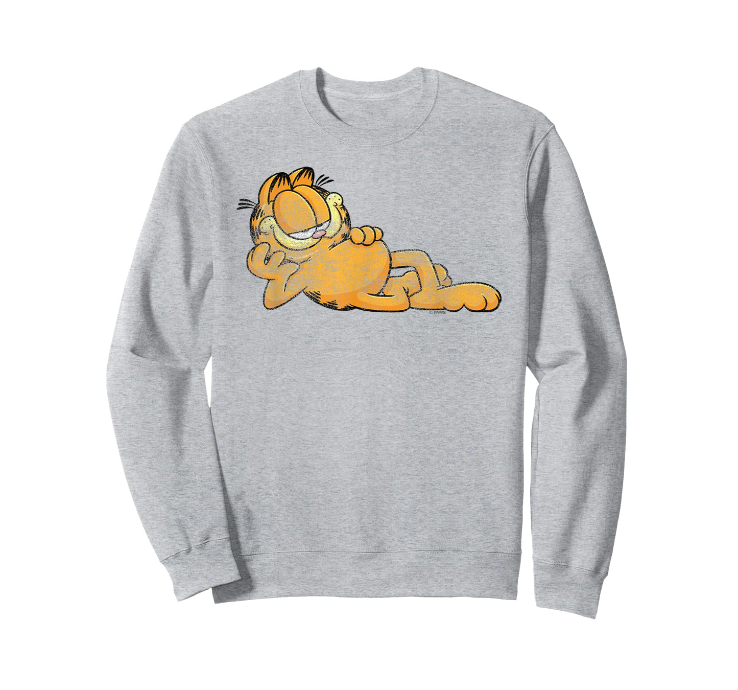 Garfield Happy Lounging Cartoon Cat T-Shirt