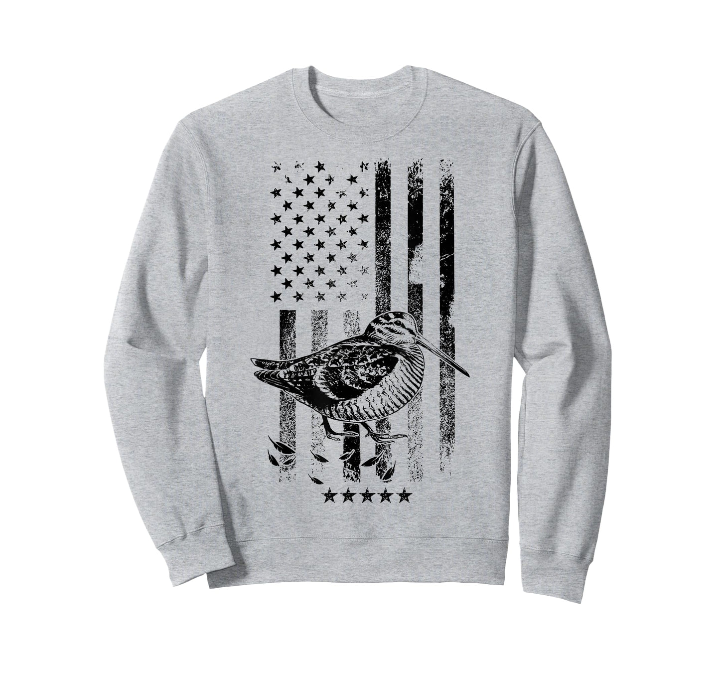 USA American Flag Hunters - Hunting Woodcock Bird T-Shirt