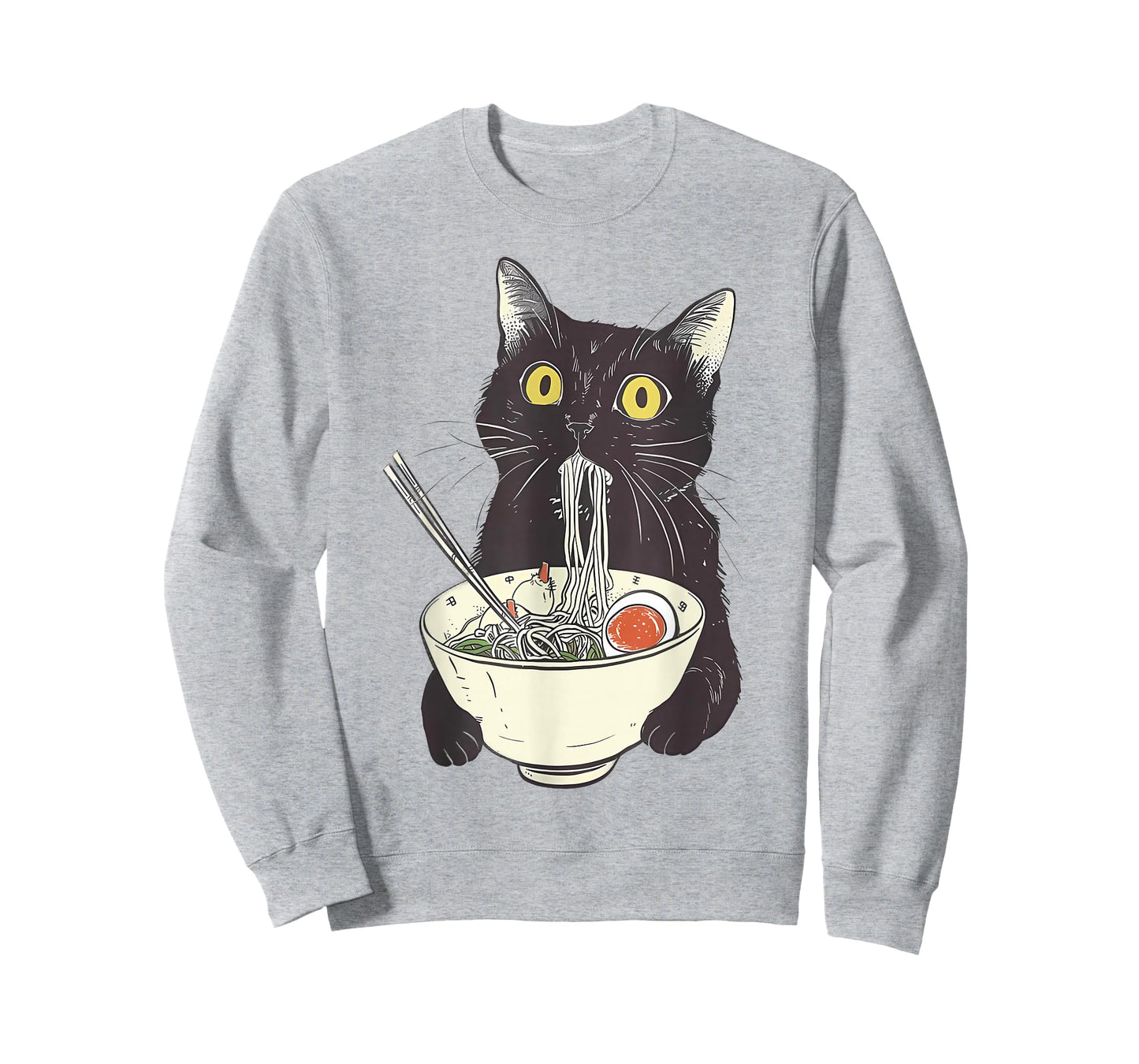 Cat Ramen Noodle Japanese Anime Manga Kawaii Cat T-Shirt