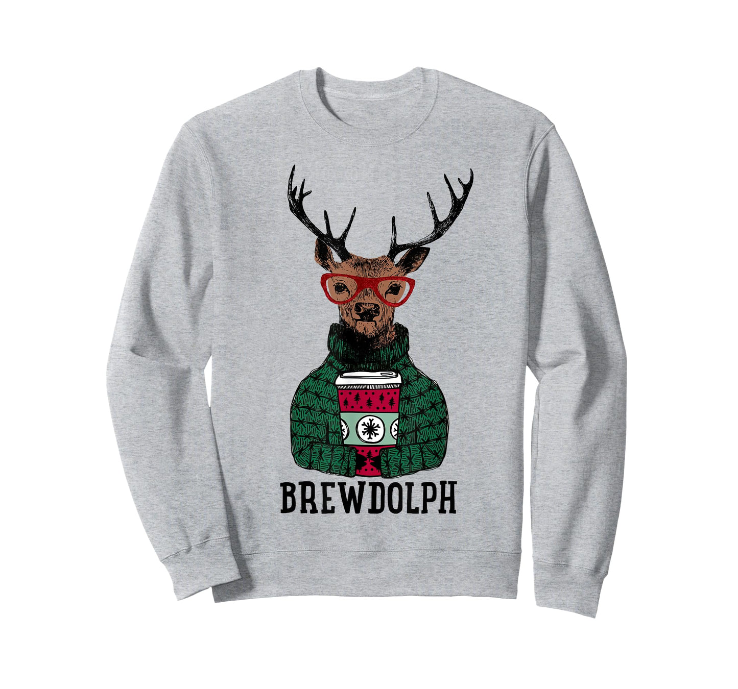 Christmas Coffee, Brewdolph, Christmas Holiday Party T-Shirt