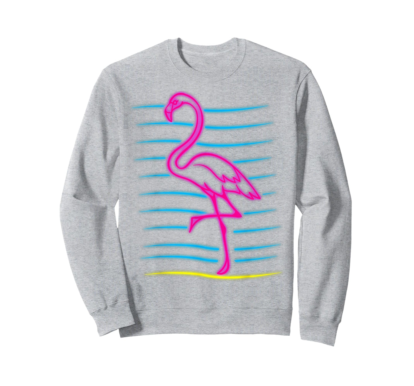 80's Retro Pink Flamingo Bird Shirt | Bird Lover Gift T-Shirt