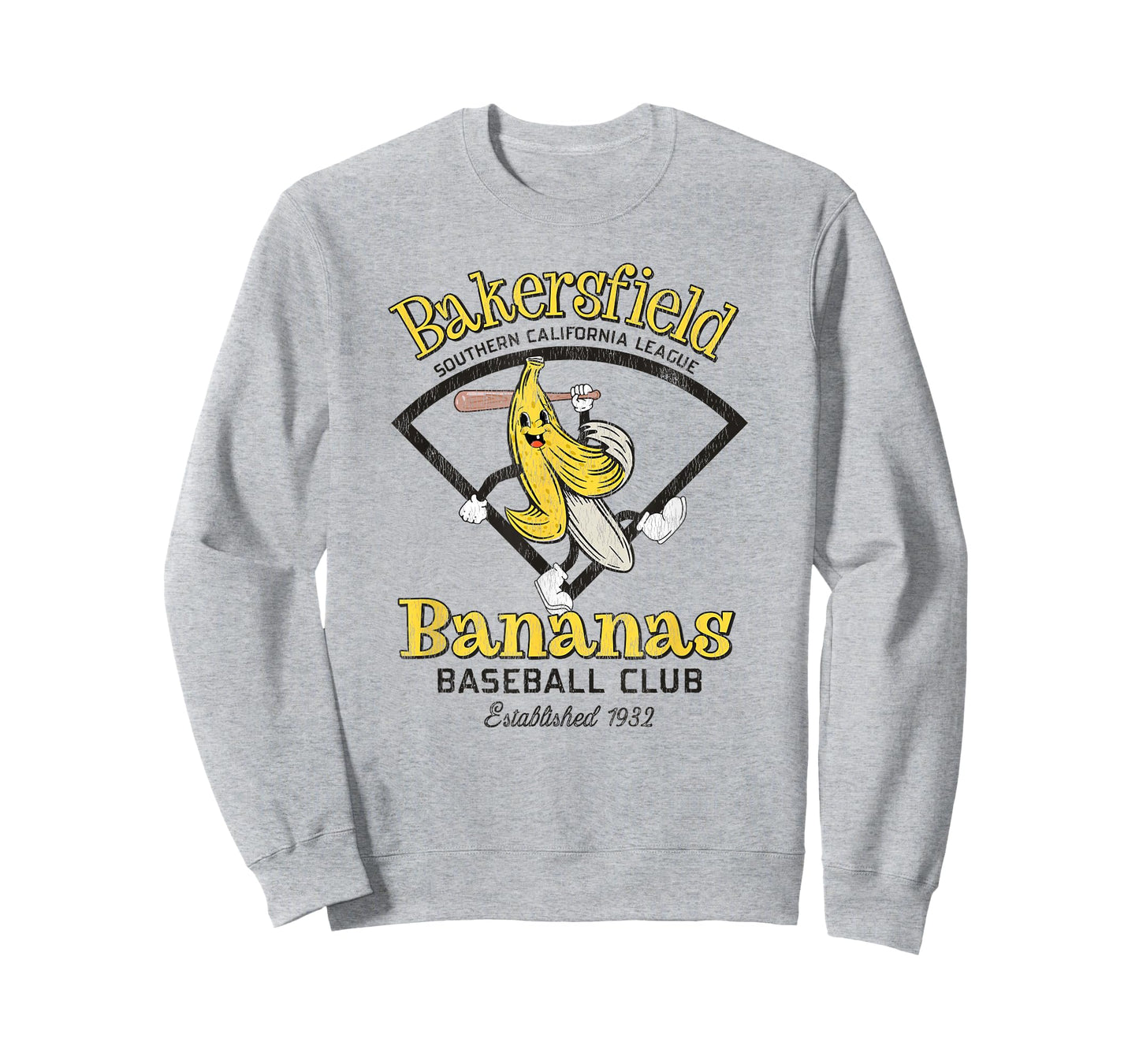 Bakersfield Bananas Minor League Retro Baseball Team T-Shirt