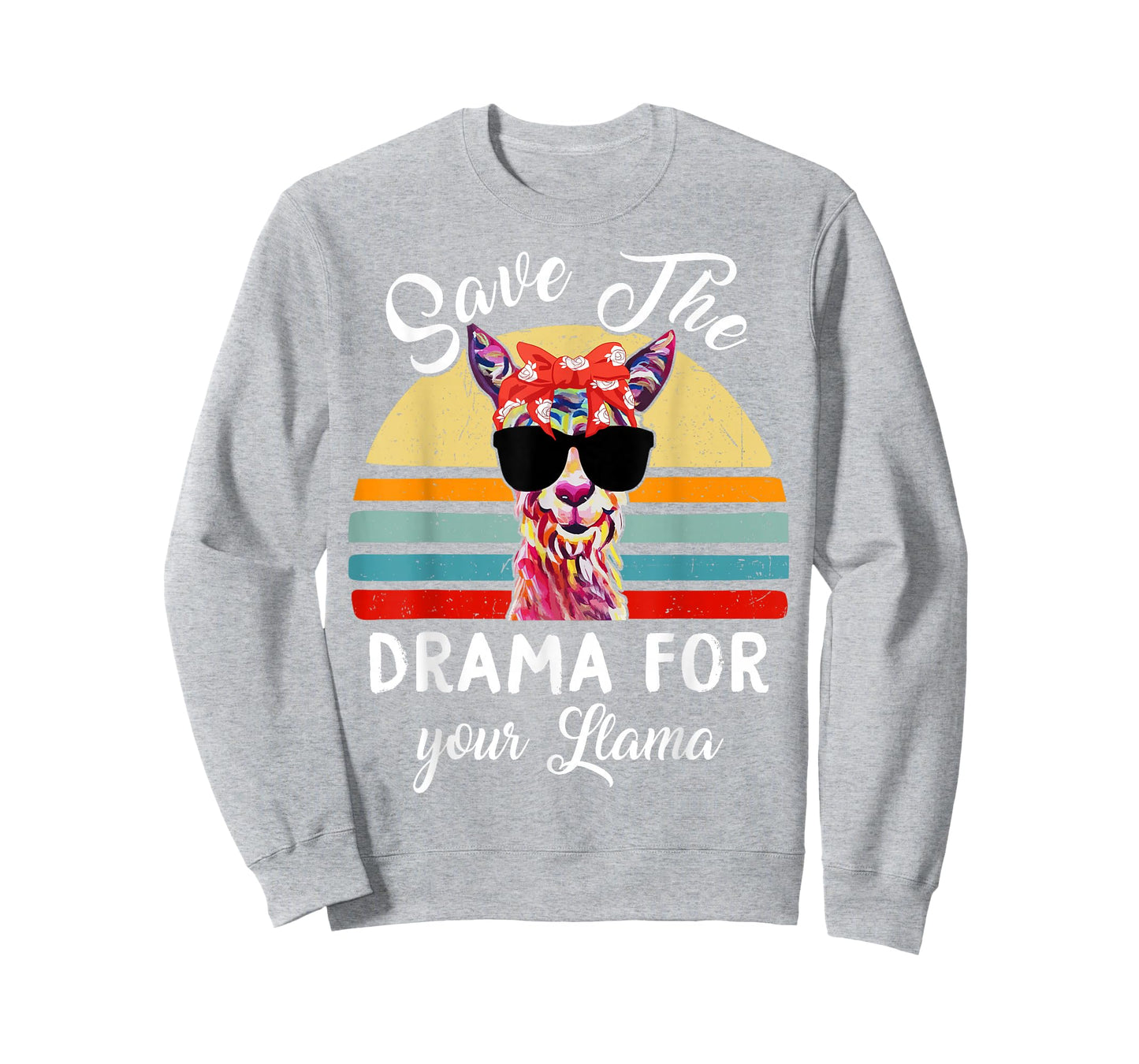 Mama-Llama Save The Drama for Your Llama-Shirt Women Funny T-Shirt
