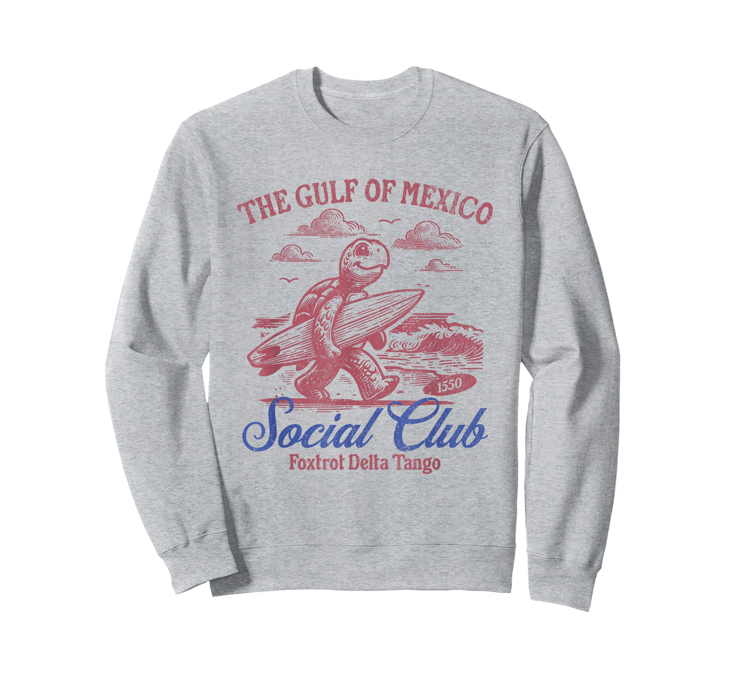 Turtle Gulf of Mexico Social Club 1550 Foxtrot Delta Tango T-Shirt