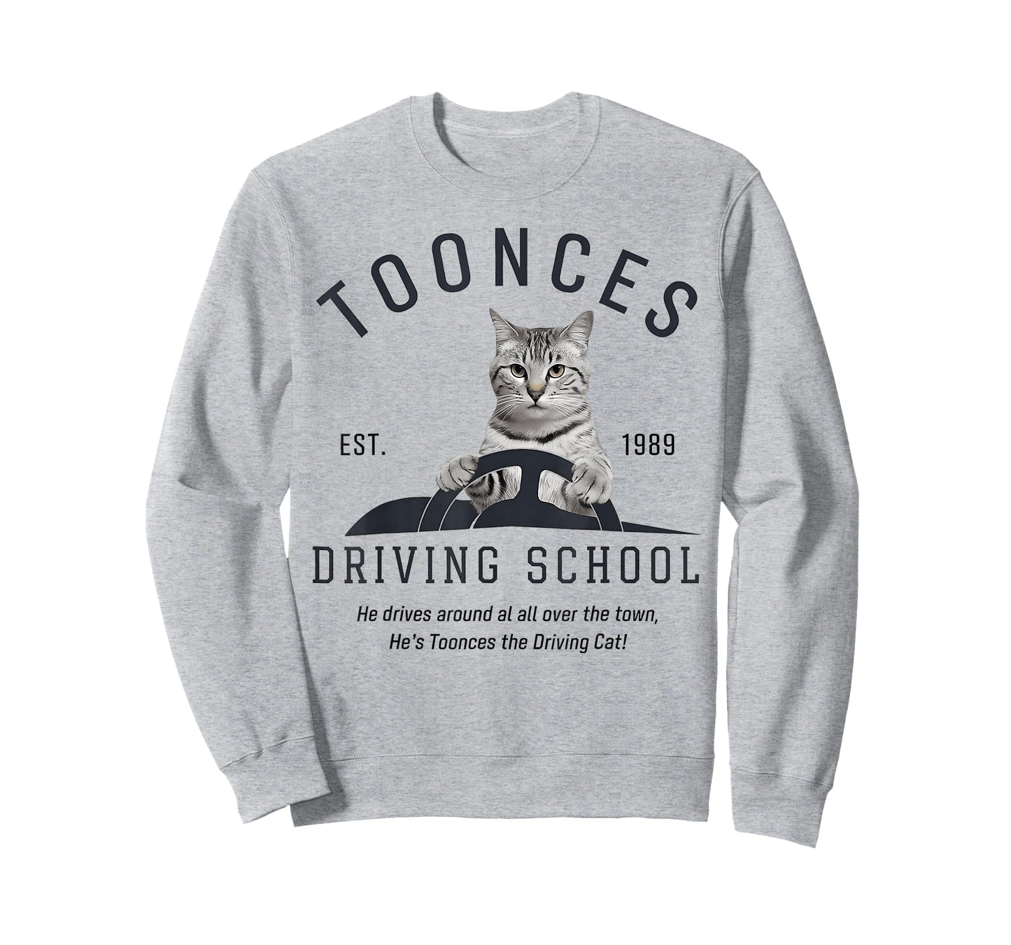 Toonces Driving School Est. 1989 - The Driving Cat T-Shirt