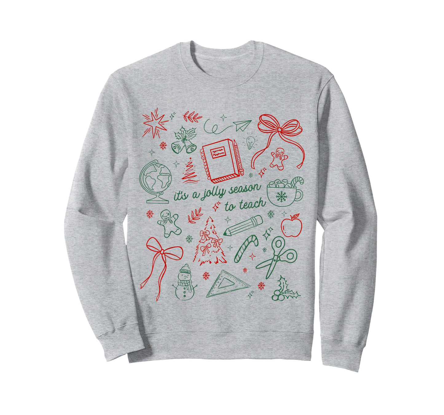 It's A Jolly Season to Teach Teacher Christmas T-Shirt