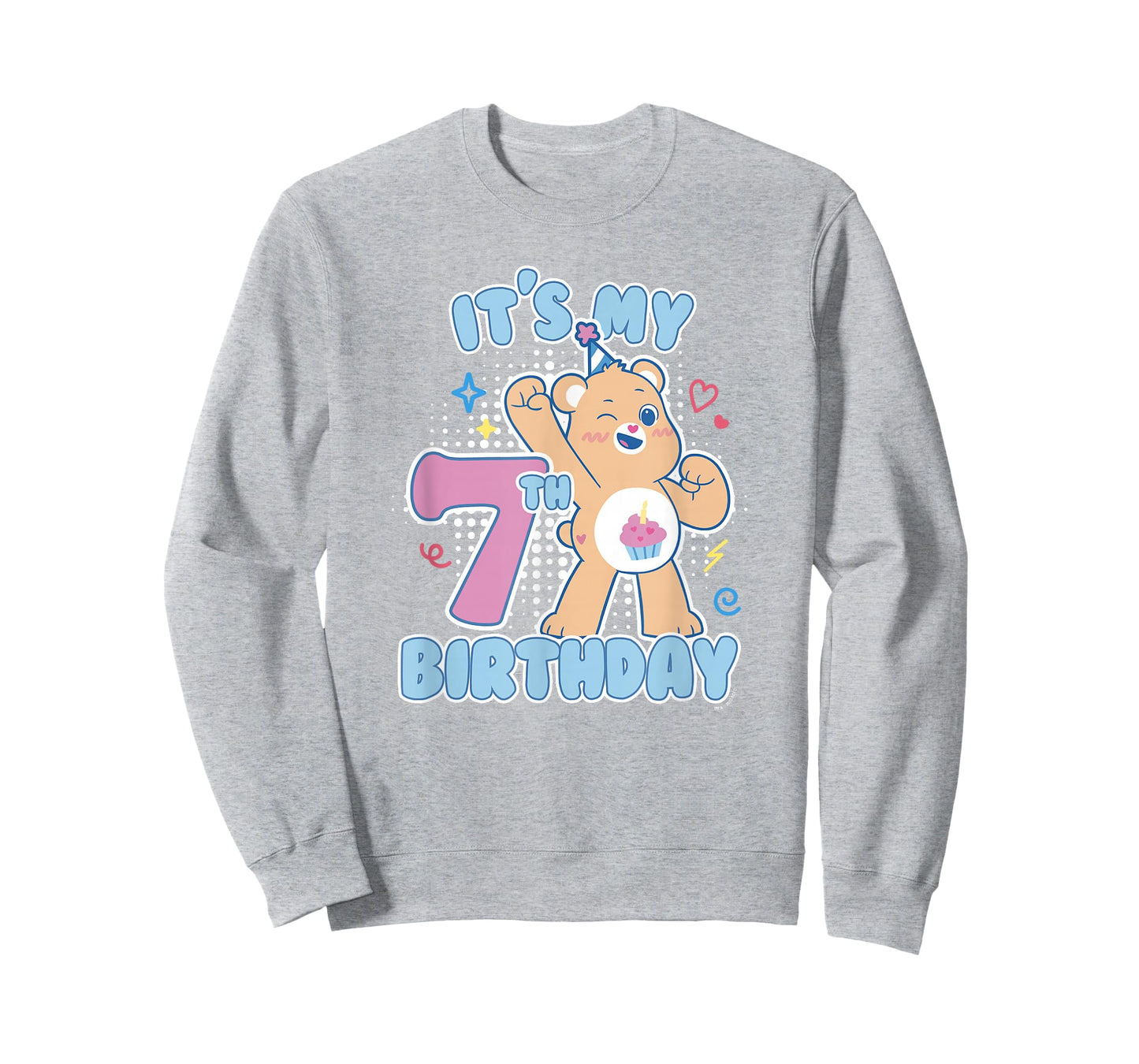 Care Bears Birthday Bear It's My 7th Birthday Celebration T-Shirt