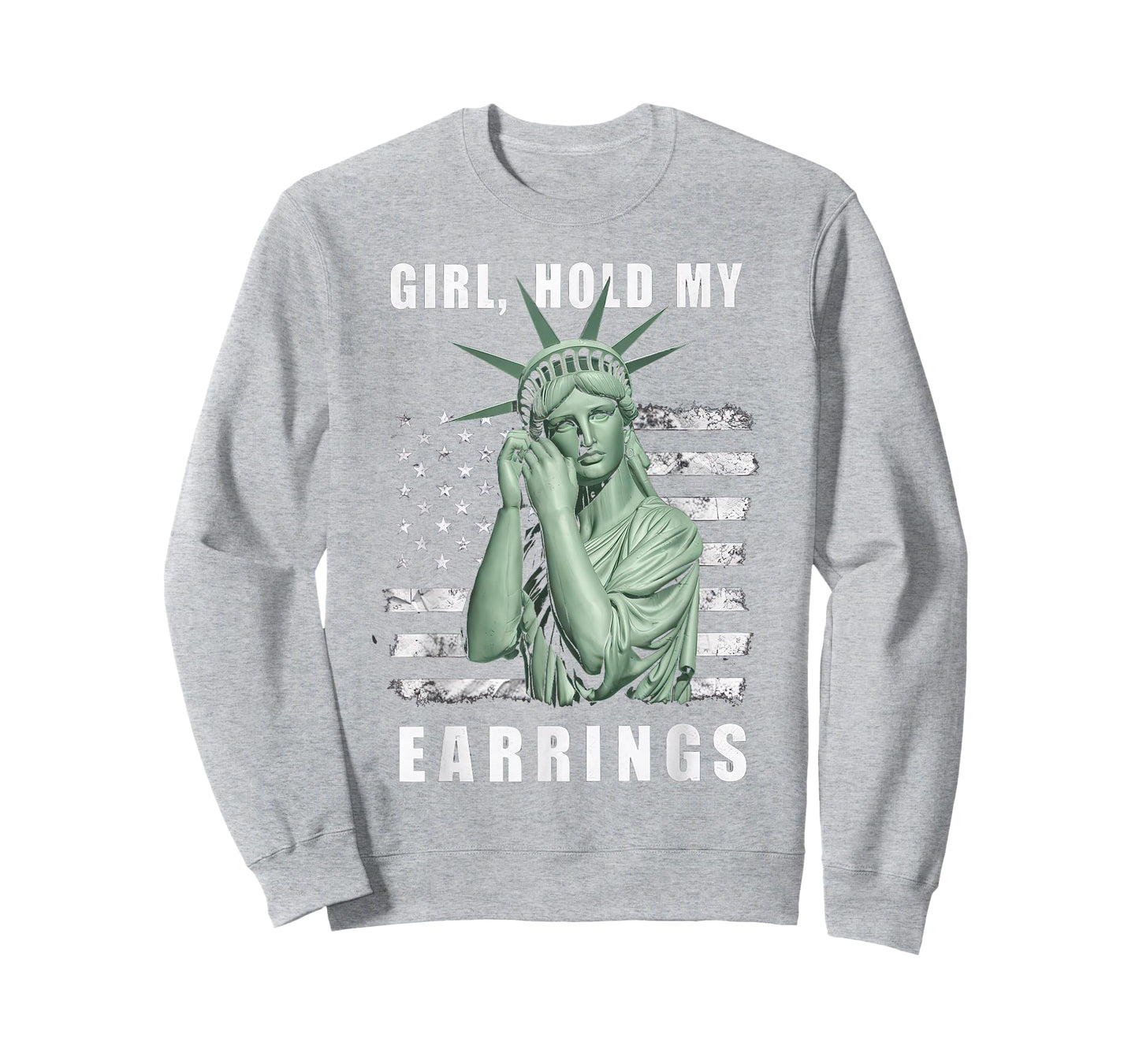 Girl Hold My Earrings shirt Protest Political Activism USA T-Shirt