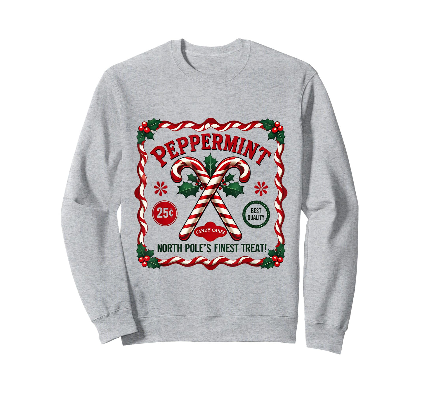 Christmas Old Fashioned Vintage North Pole Candy Company T-Shirt