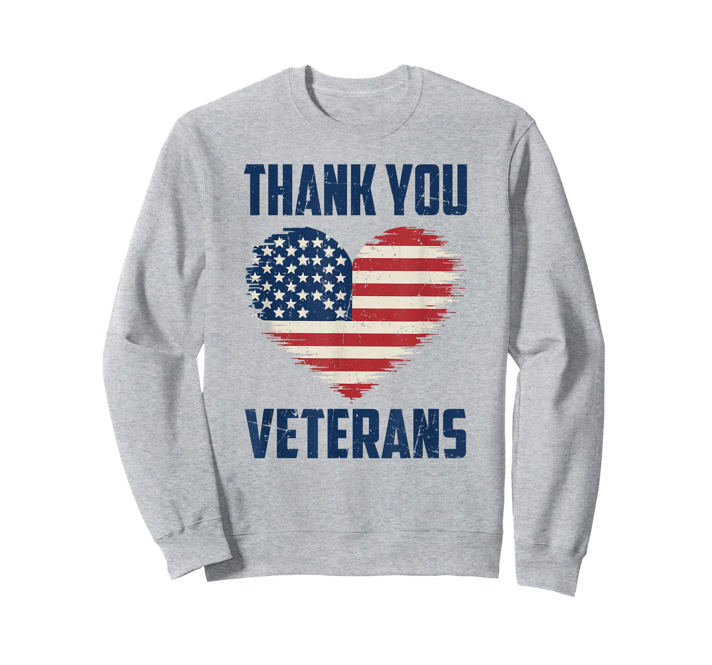 Patriotic American Flag Thank You Veterans Men Women Kids T-Shirt