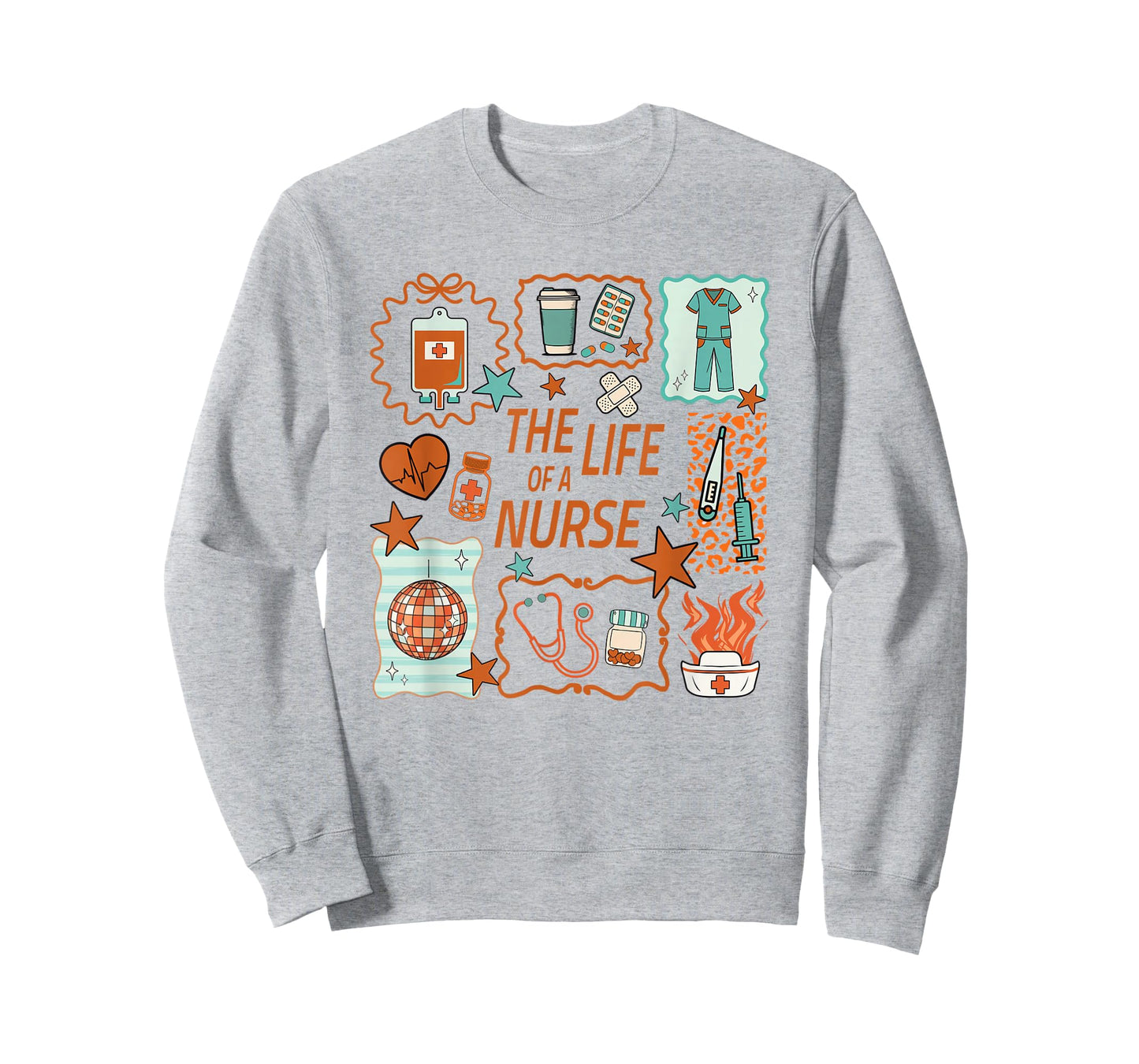 Women The Life of a Nurse Doodle Nursing Showgirl RN LPN NP T-Shirt