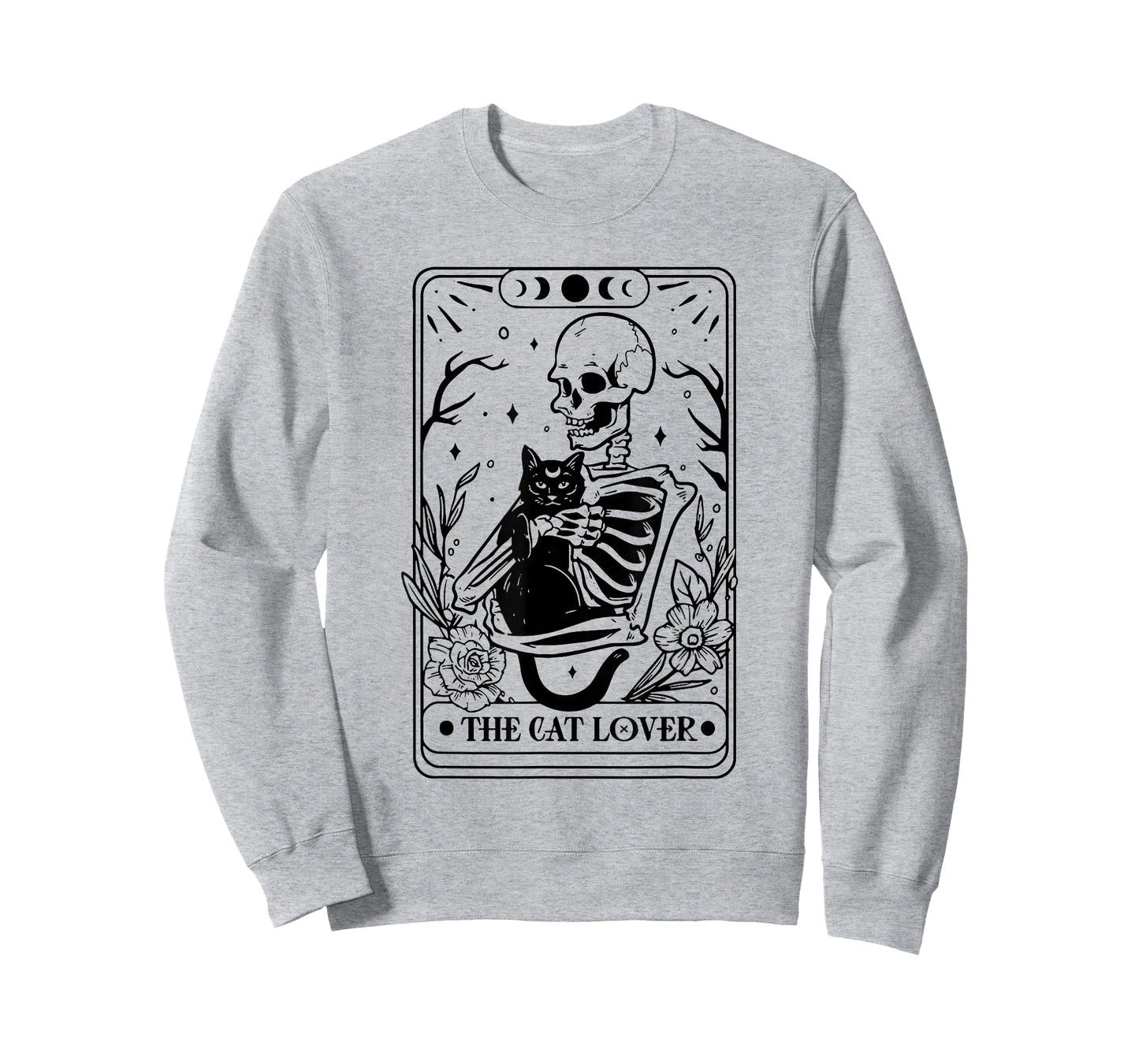 The cat Lover Tarot, Cat Lover, Skeleton and cat, Cat Tarot T-Shirt