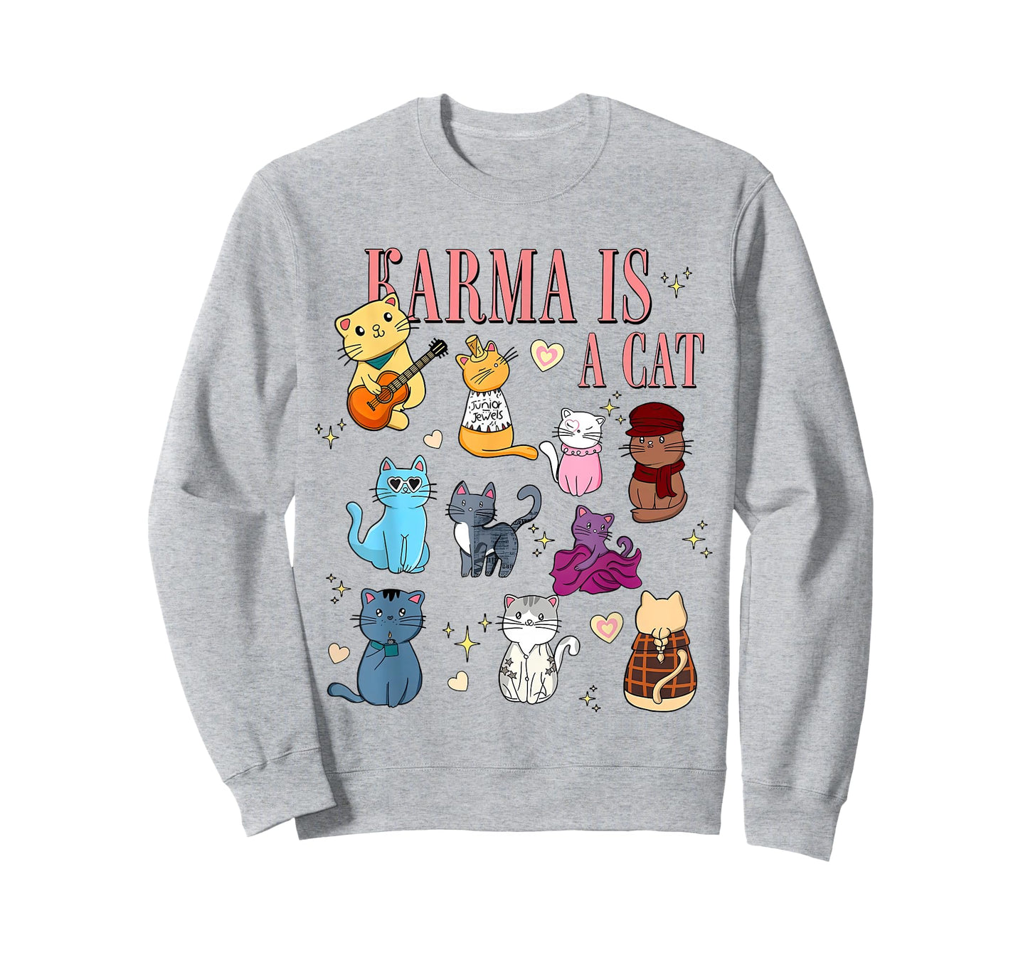 Cute Funny Cat Lover Cat is Karma T-Shirt