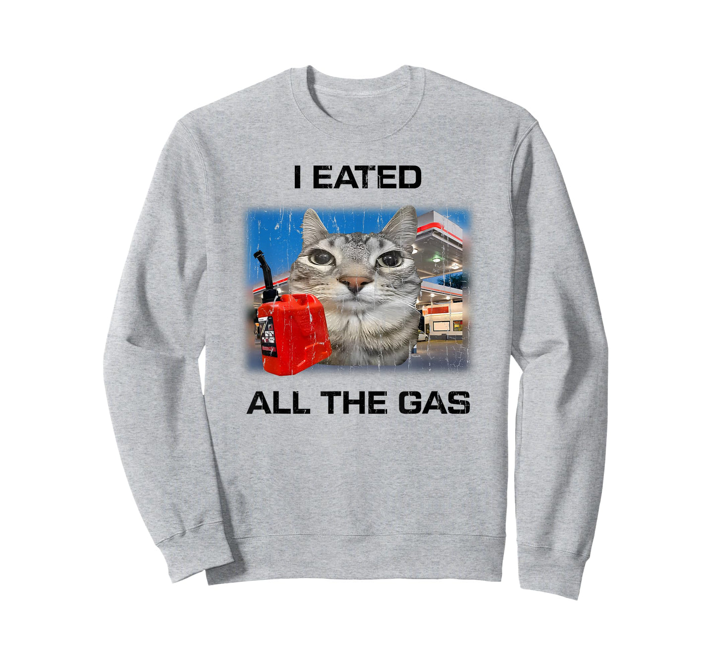 I Eated All The Gas, Cat Humor, Meme Funny T-Shirt