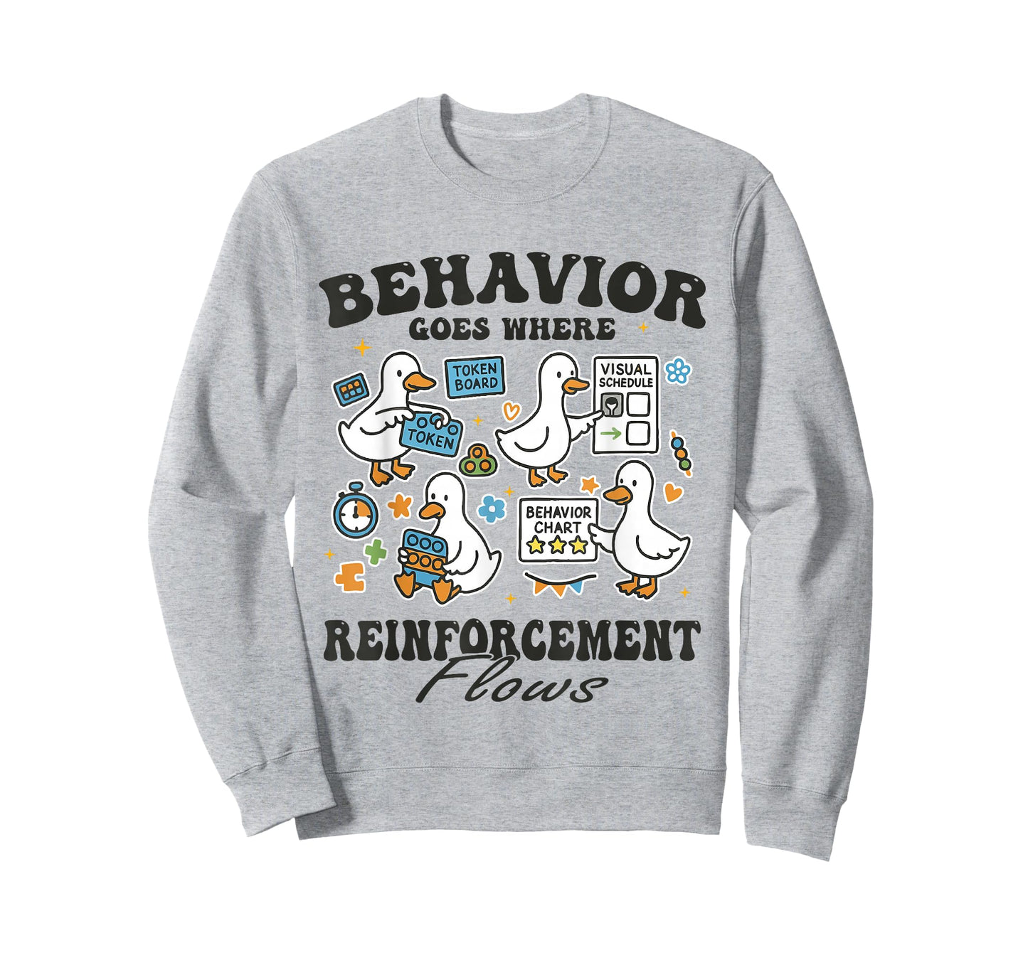 Behavior Analyst Silly Goose RBT ABA Therapy Sped Teacher T-Shirt