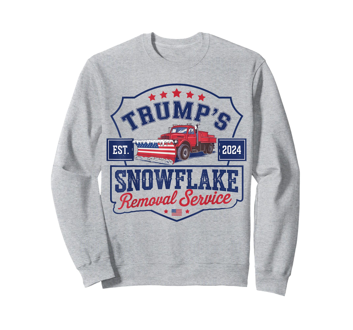 Trump's Snowflake Removal Service Funny Trump President 2024 T-Shirt