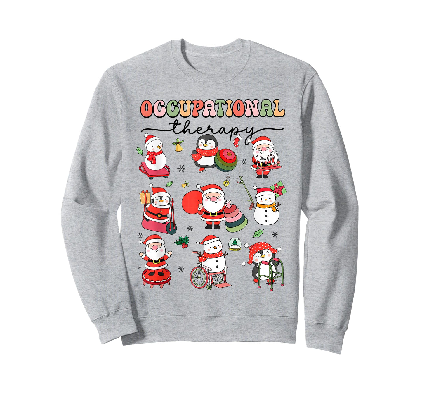 Christmas Occupational Therapy OT Therapist OT Assistant T-Shirt