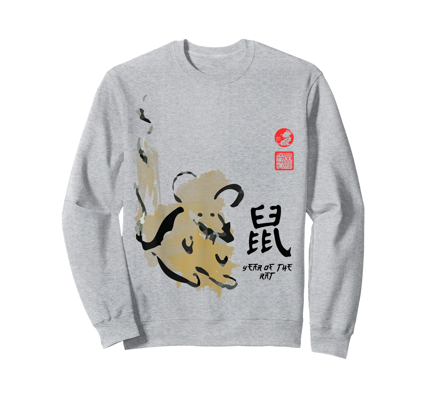 YEAR OF RAT PAINTING SEAL ANIMAL CHINESE ZODIAC T-SHIRT T-Shirt