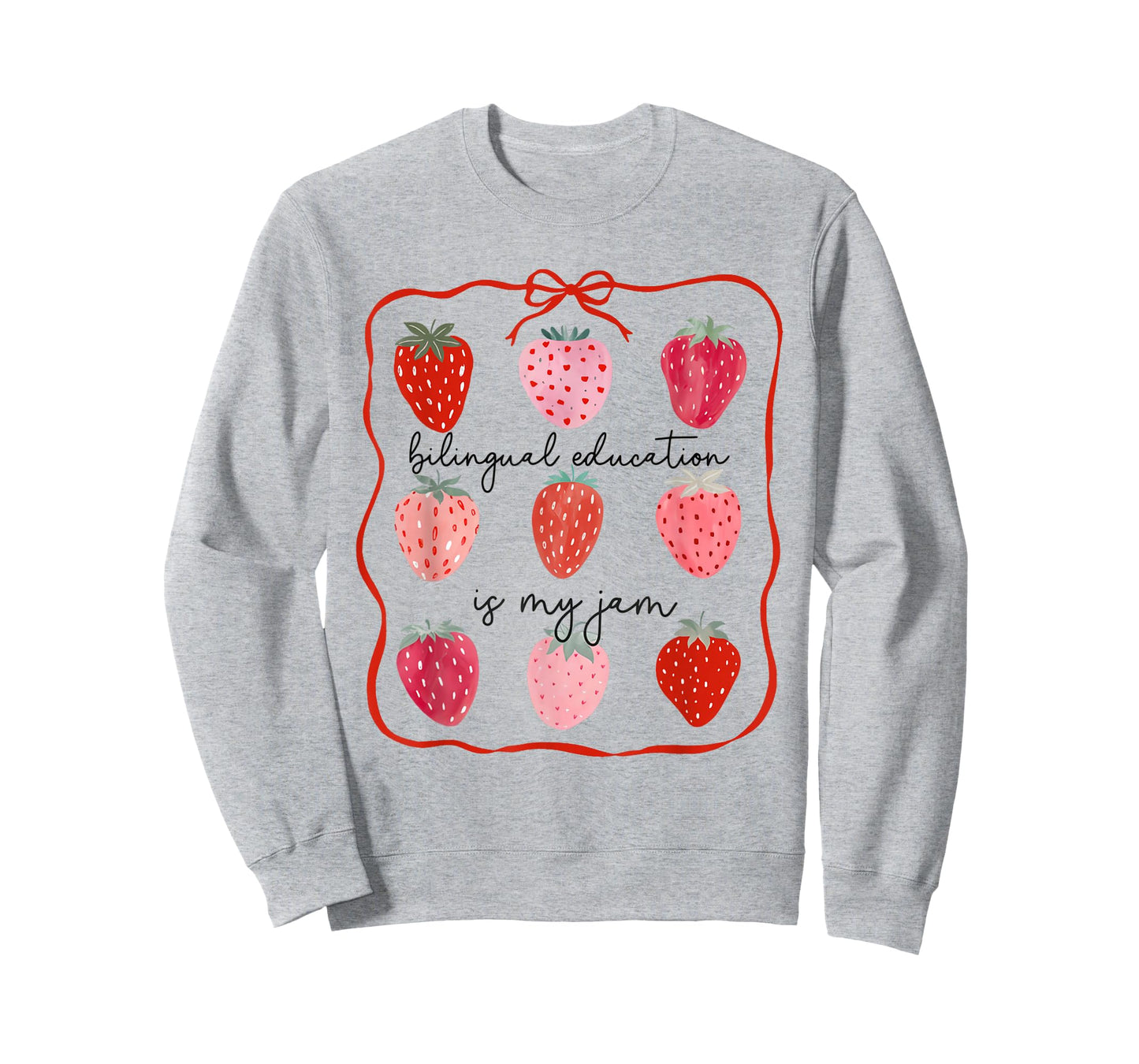Bilingual Education is My Jam Strawberry Spanish Teacher T-Shirt