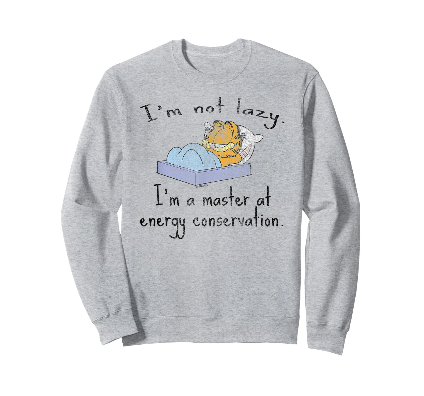 Garfield I'm Not Lazy Energy Conservation Cartoon Cat T-Shirt