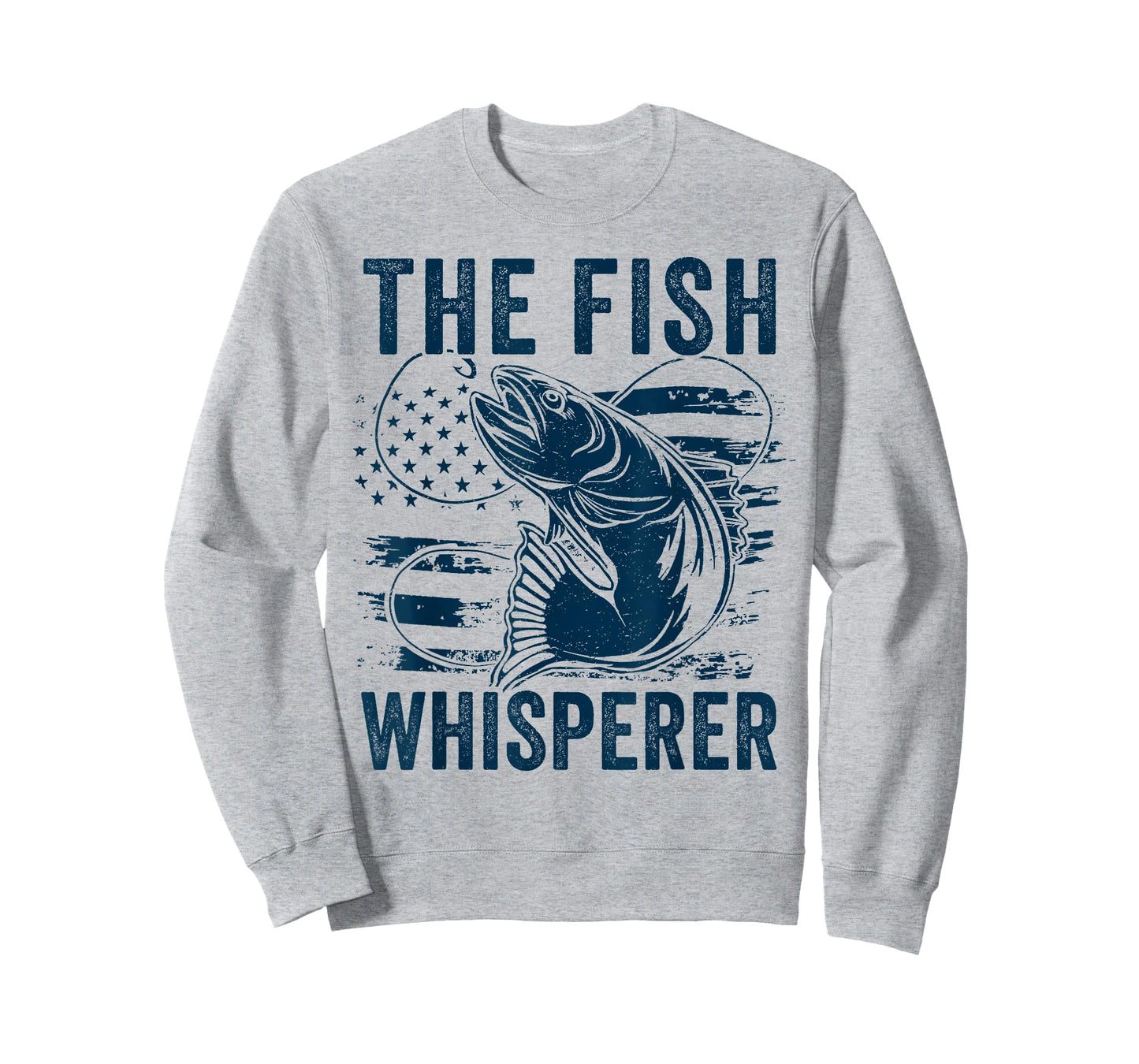 The Fish Whisperer US flag Funny Fishing T-Shirt