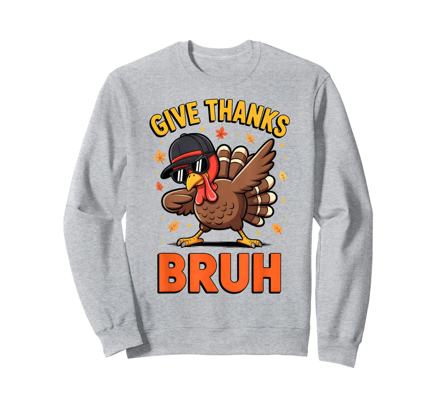 Bruh Thanksgiving Turkey Pilgrim Costume for Boys Teens Kids T-Shirt