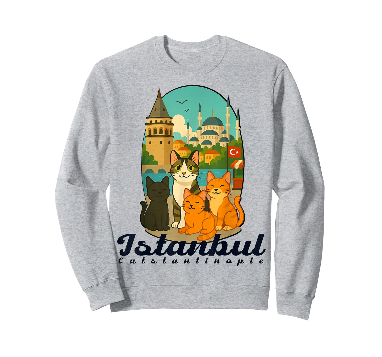 Istanbul, Turkey - Catstantinople City of Cats T-Shirt
