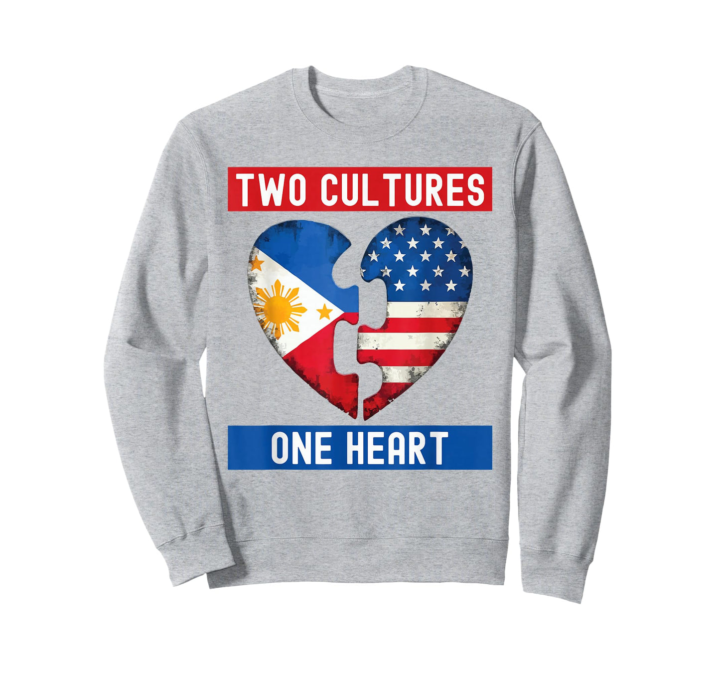 Half Filipino Half American USA Flag Filipino American T-Shirt