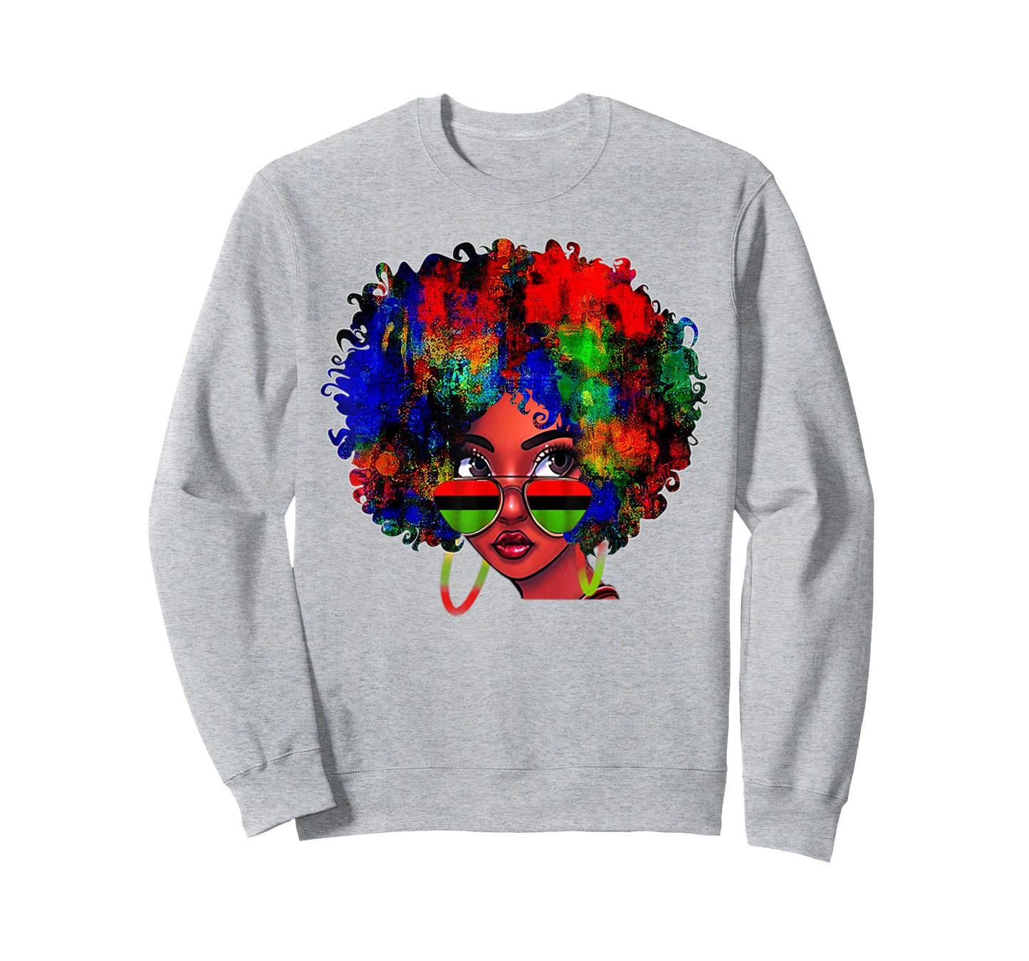 Black Queen Afro Beauty Melanin Black History Pride Art T-Shirt