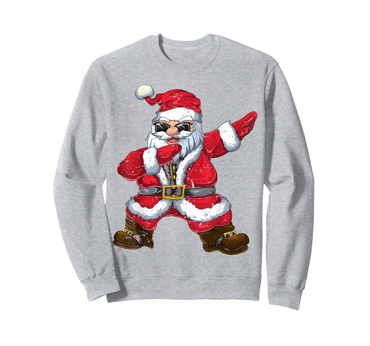 Vintage Christmas Boys Kids Men Xmas Gifts Dabbing Santa T-Shirt