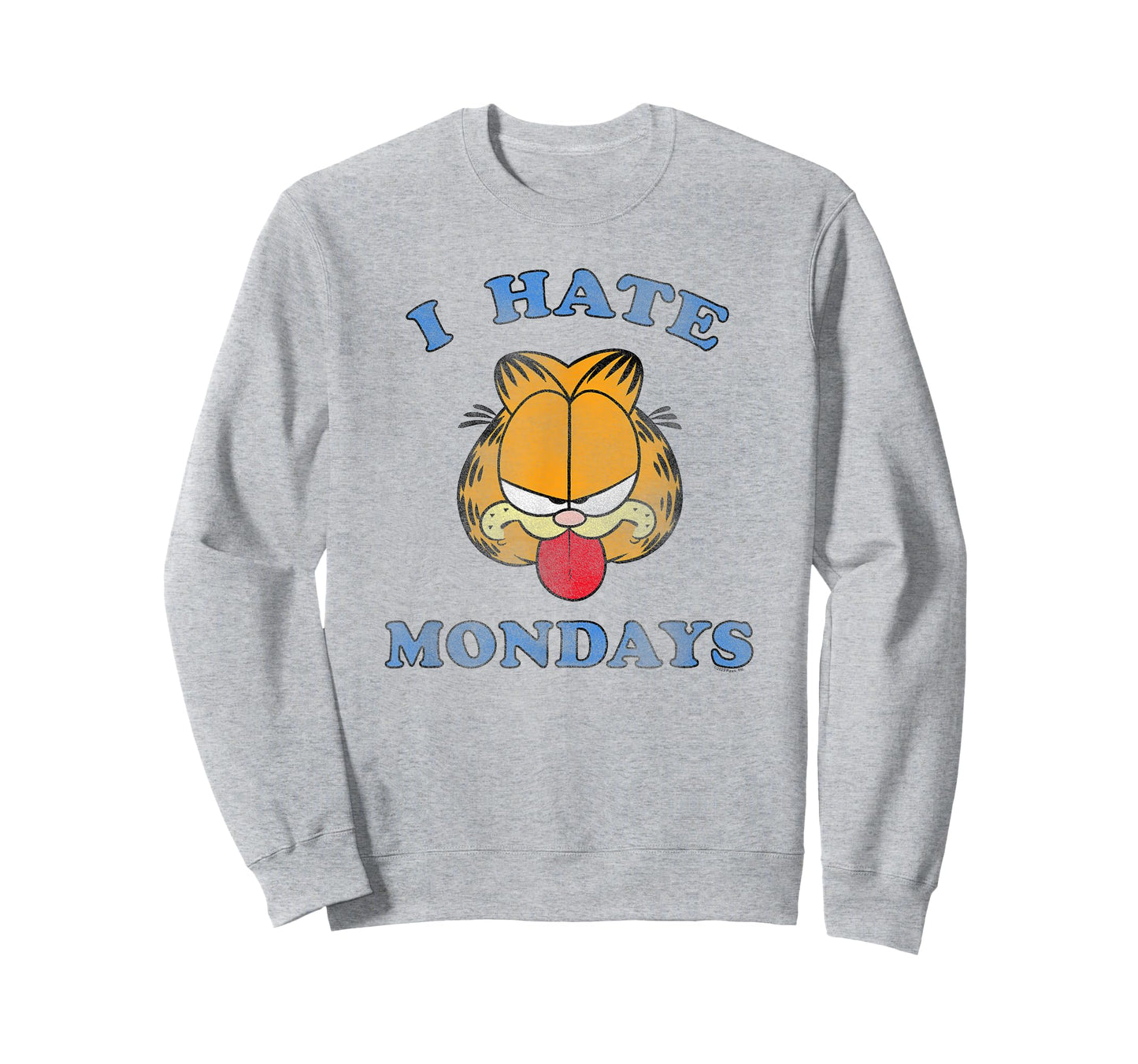 Garfield I Hate Mondays Funny Vintage Cartoon Cat T-Shirt