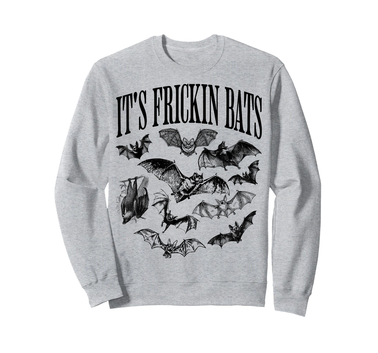 Vintage It's Frickin Bats, Funny and Spooky Halloween Bats T-Shirt