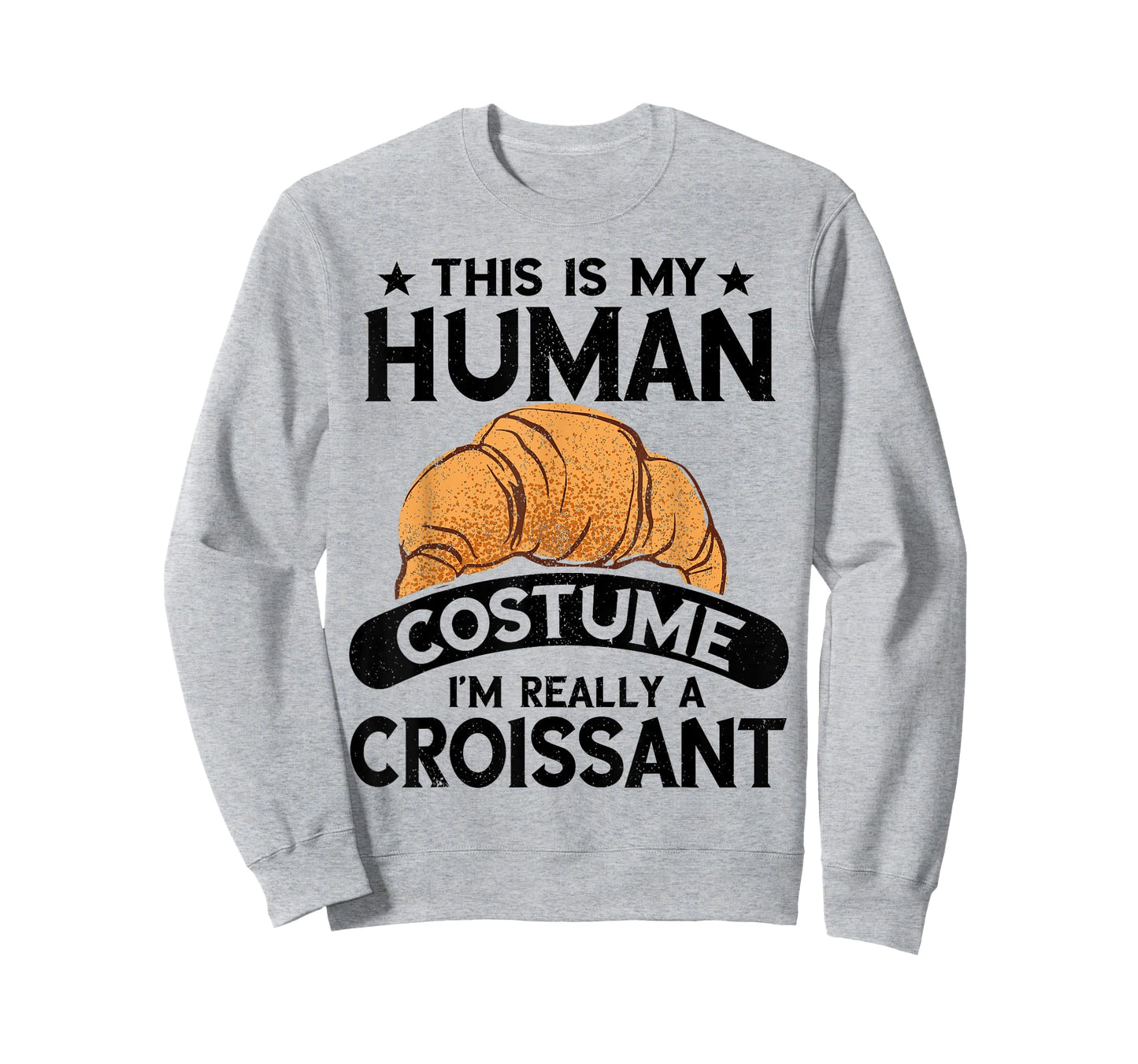 Croissant Human Costume Breakfast Baking Croissant Lover T-Shirt
