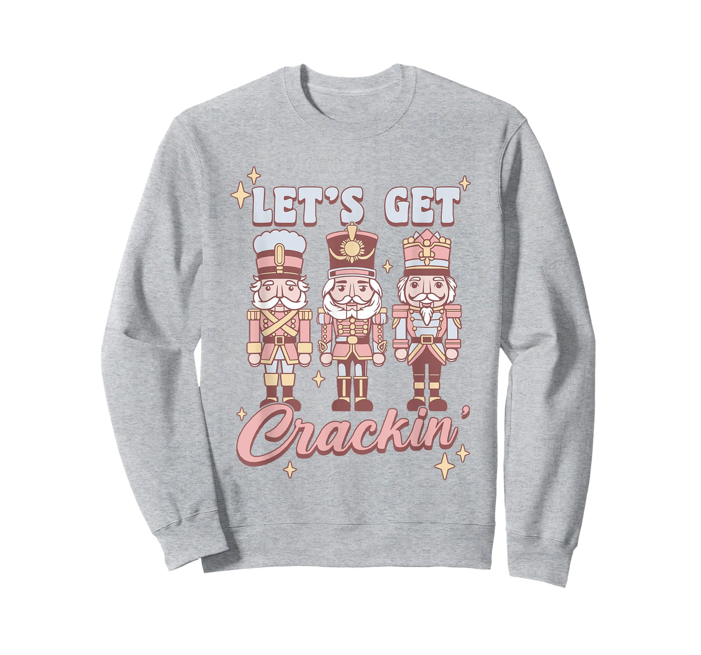 Christmas Nutcracker Figurines Vintage Let's Get Crackin' T-Shirt