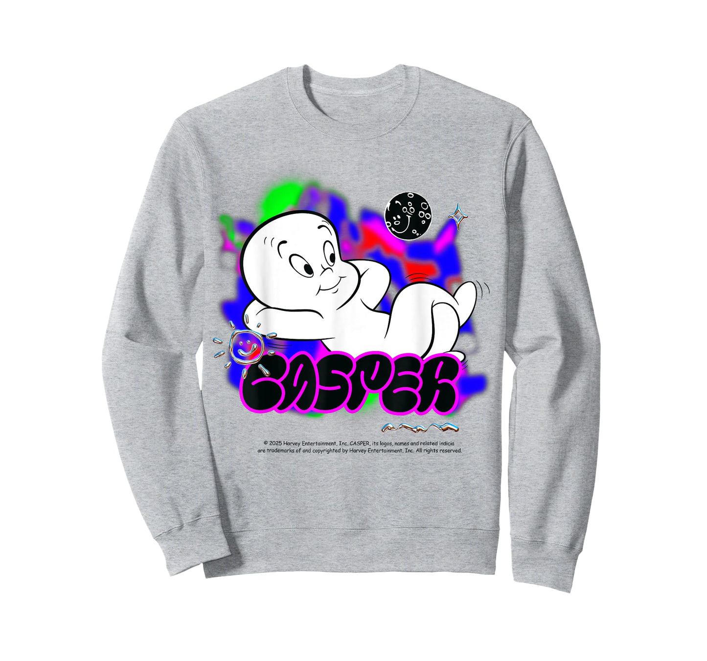 Casper Movie Vibrant Neon Style T-Shirt