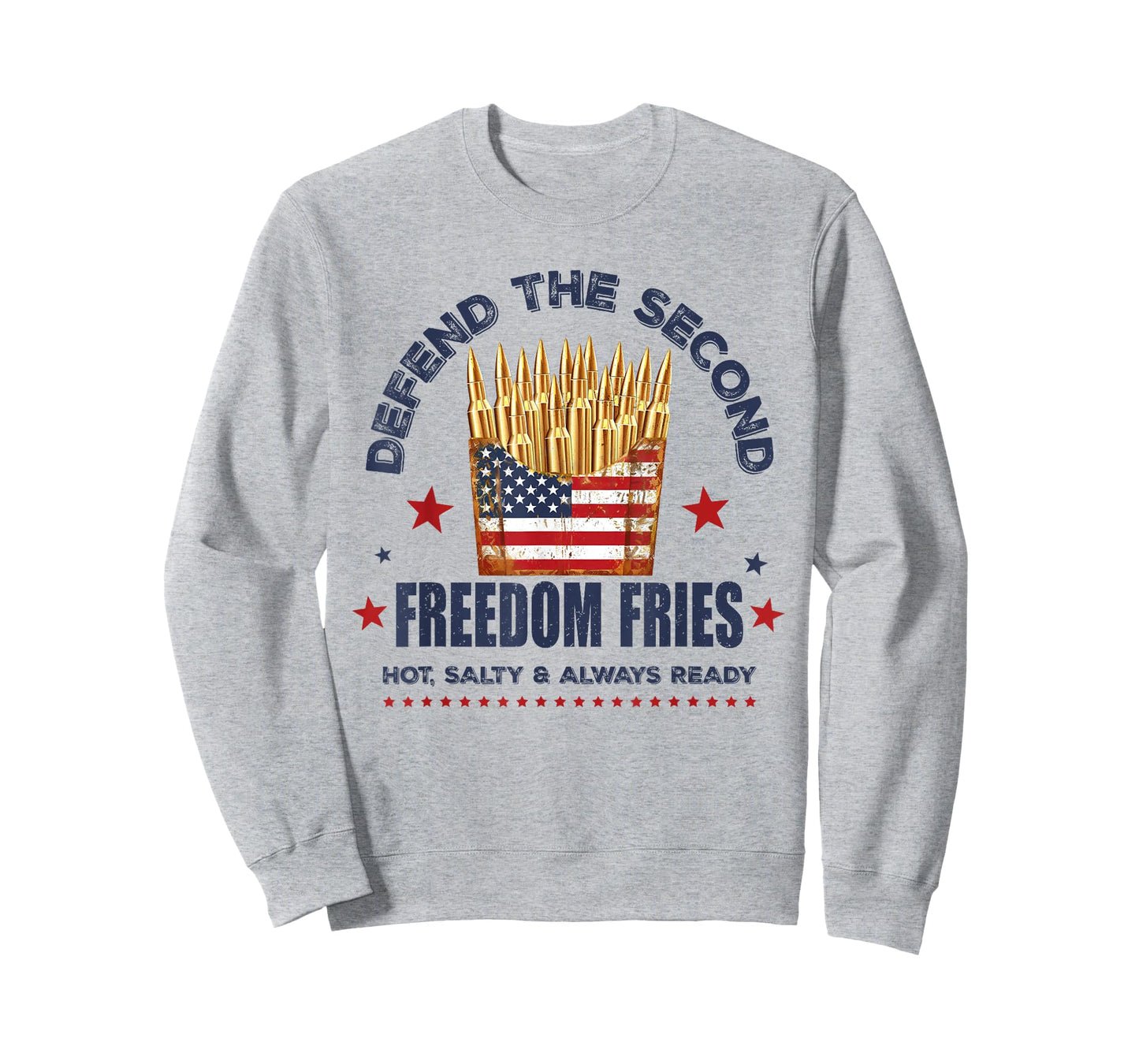 Defend The Second Freedom Fries 2nd Amendment American Flag T-Shirt