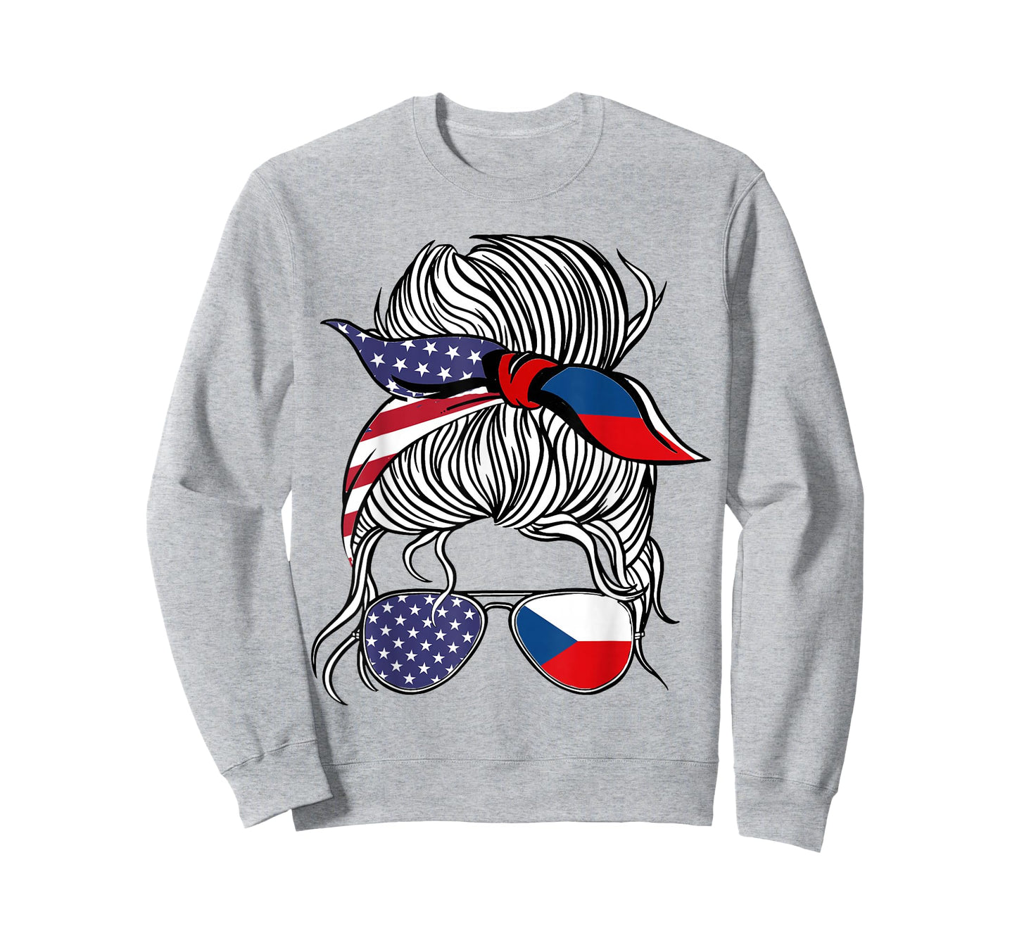 American Czech Patriot Flag Women Girl Czechia Grown T-Shirt
