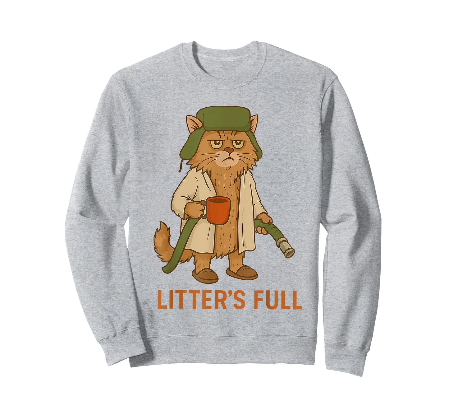Funny Cat Christmas, Litter’s Full Cat T-Shirt
