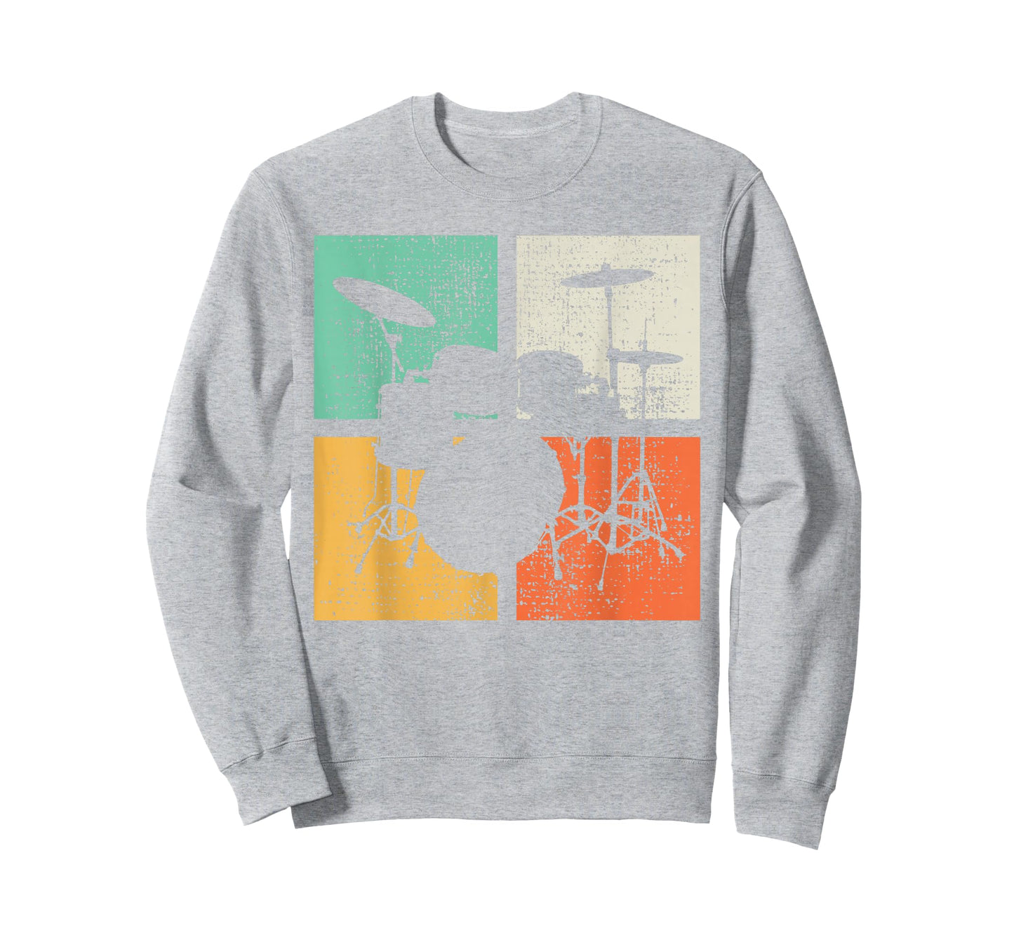 Drums Drummer Vintage Retro Drum Set T-Shirt