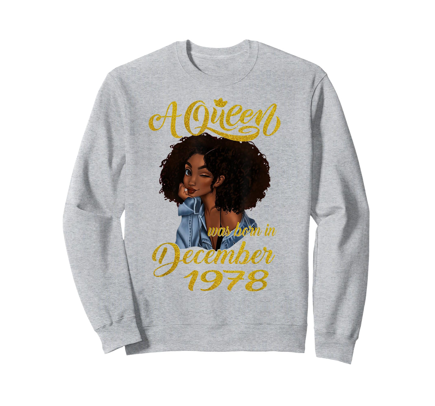 A Queen Was Born in December 1978 42nd Birthday Gift T-Shirt