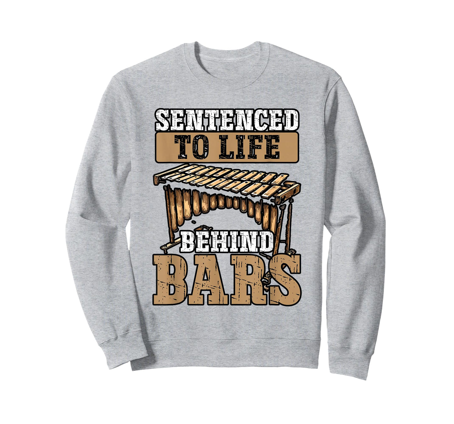 Marimbist Life behind Bars Orchestra Marching Band Marimba T-Shirt