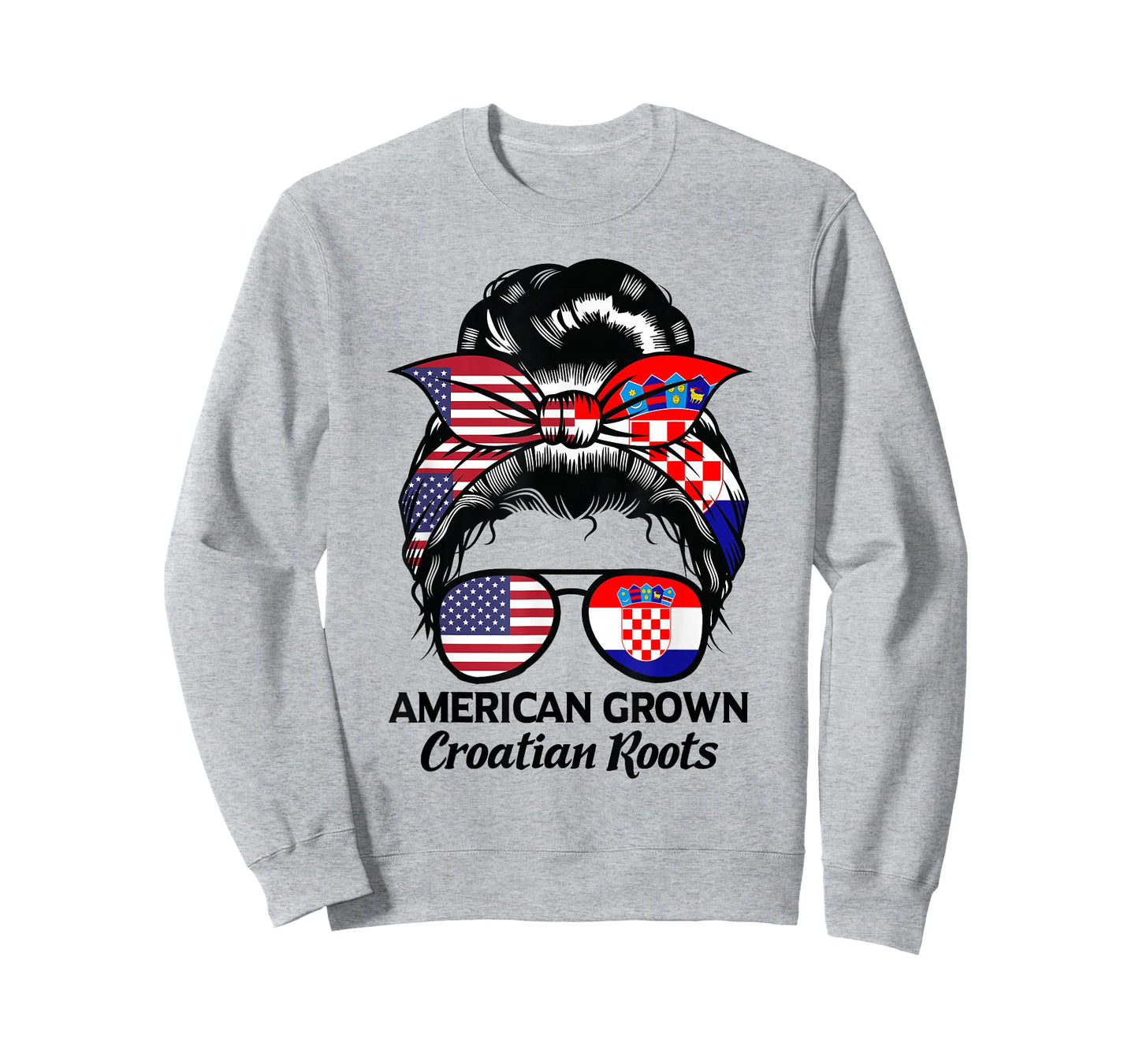 American Grown Croatian Roots Croatia T-Shirt