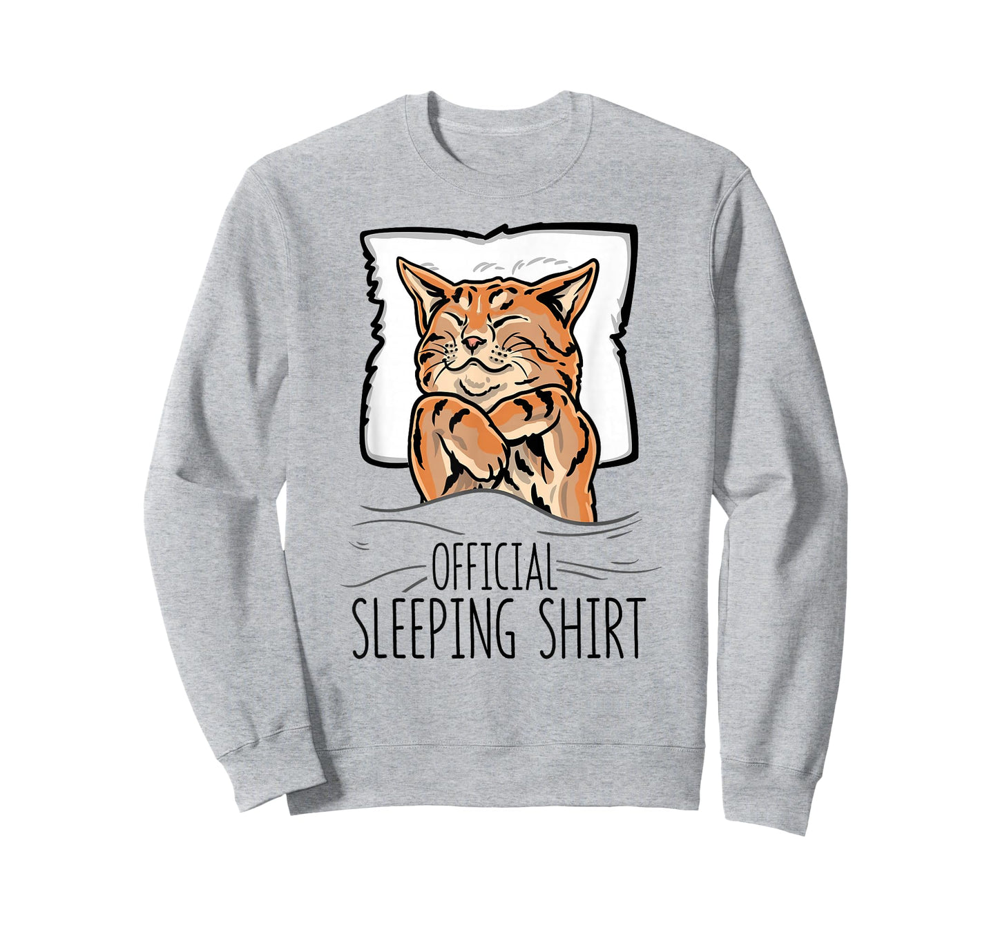 Official Sleeping Shirt Cute Cat nap Sleep Nightgown T-Shirt