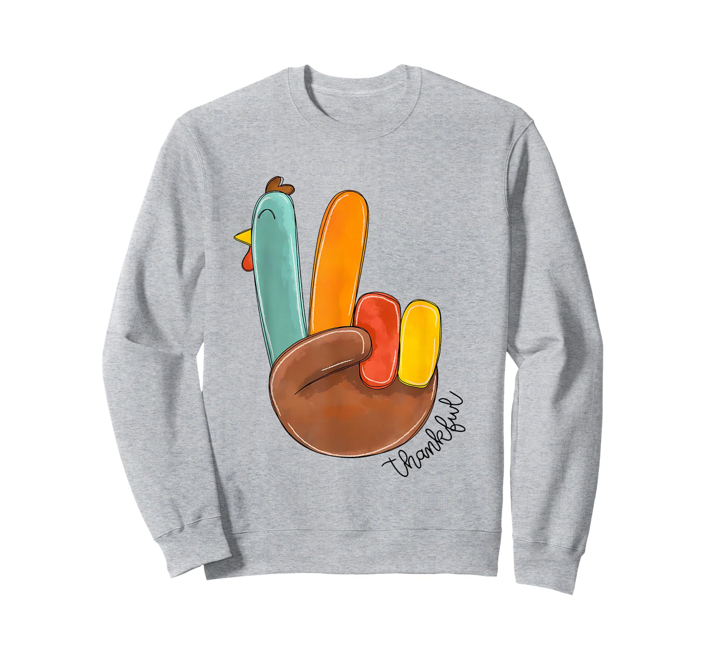 Cute Little Turkey Peace Tee Thanksgiving Kids T-Shirt