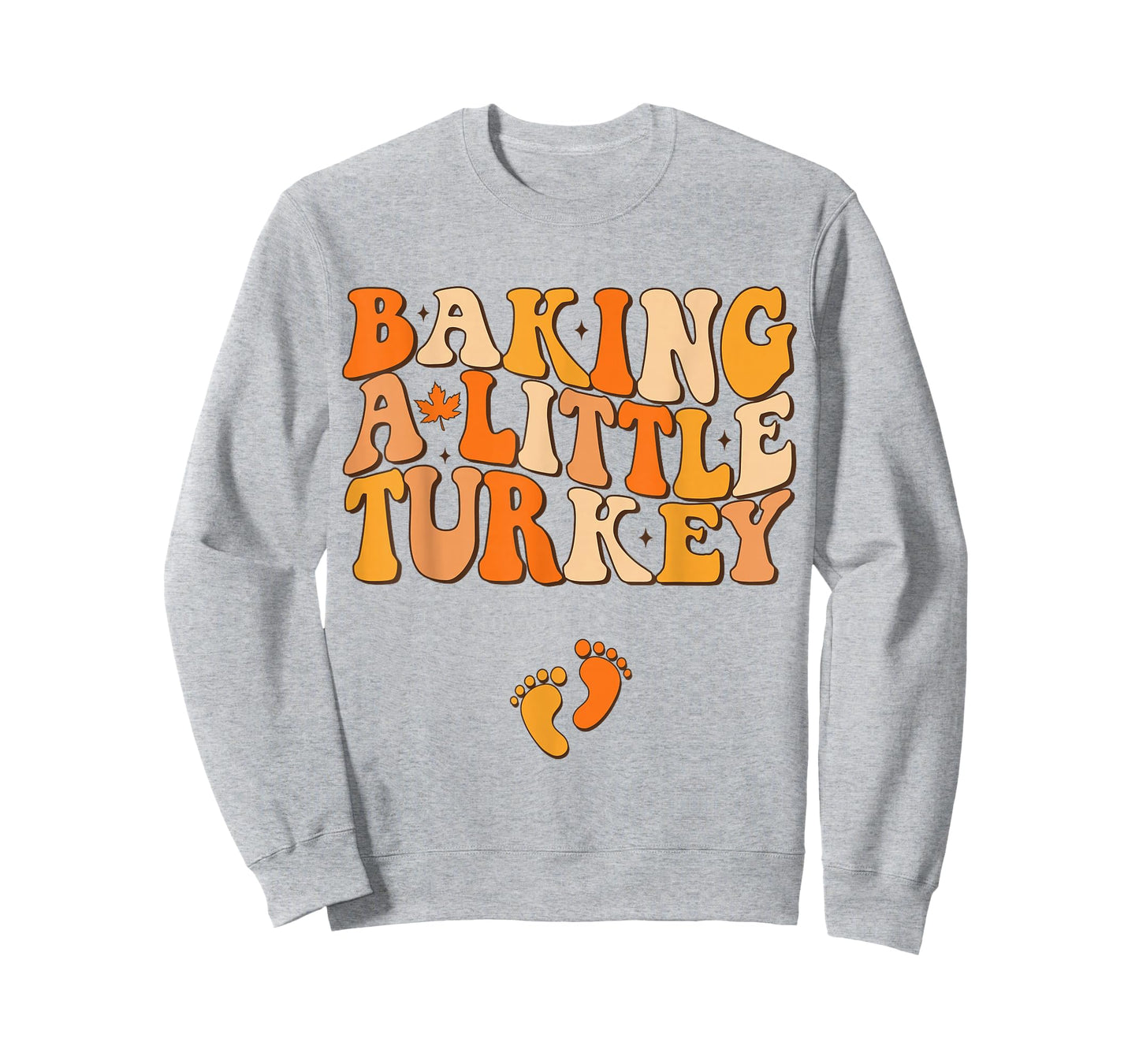 Baking A Little Turkey Thanksgiving Pregnancy Announcement T-Shirt